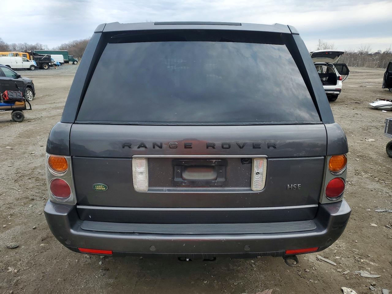 2004 Land Rover Range Rover Hse Gray vin: SALMF114X4A173718