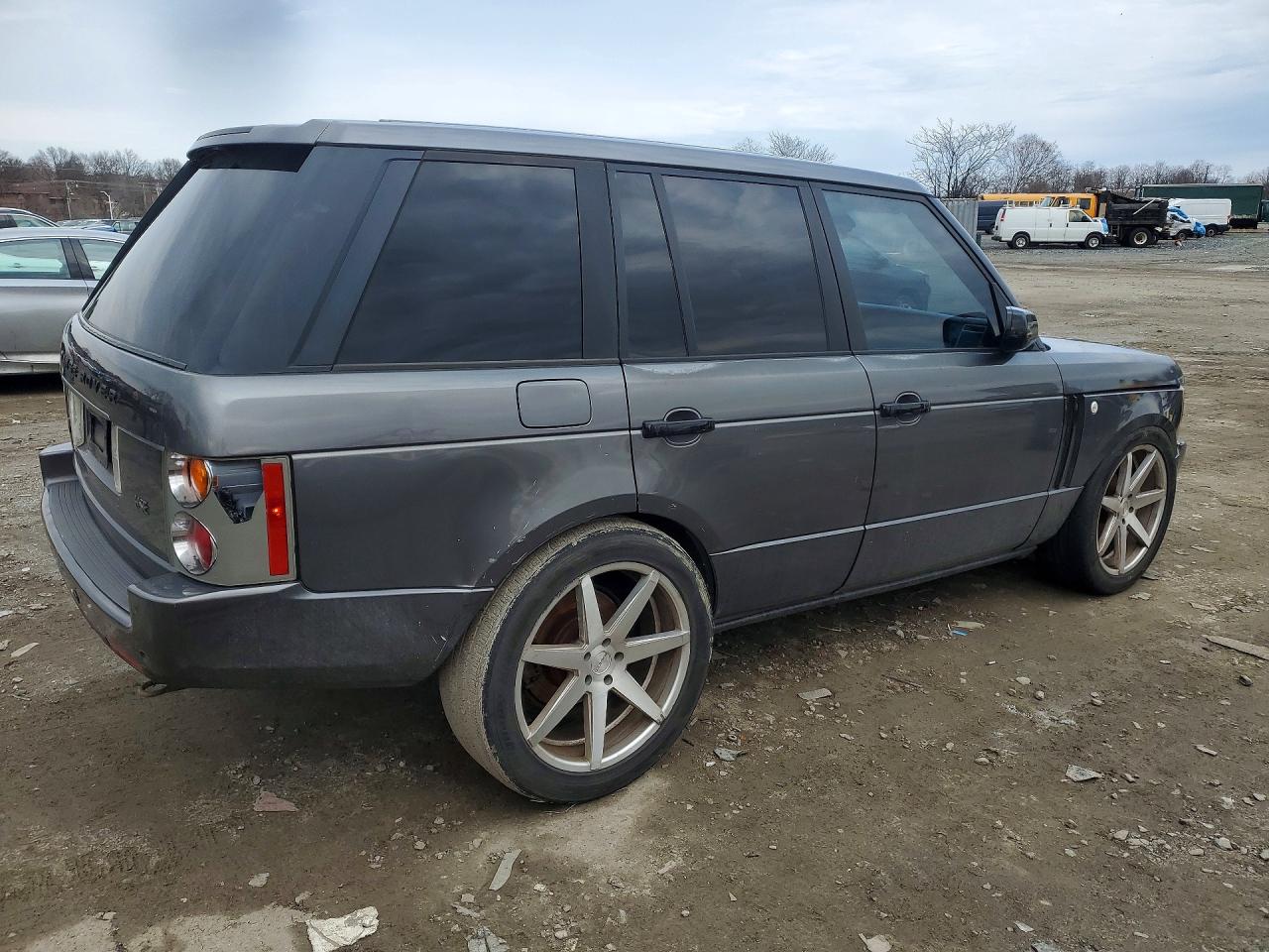 2004 Land Rover Range Rover Hse Gray vin: SALMF114X4A173718