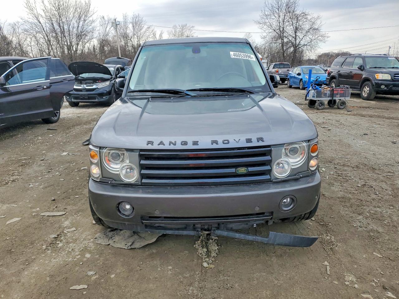 2004 Land Rover Range Rover Hse Gray vin: SALMF114X4A173718