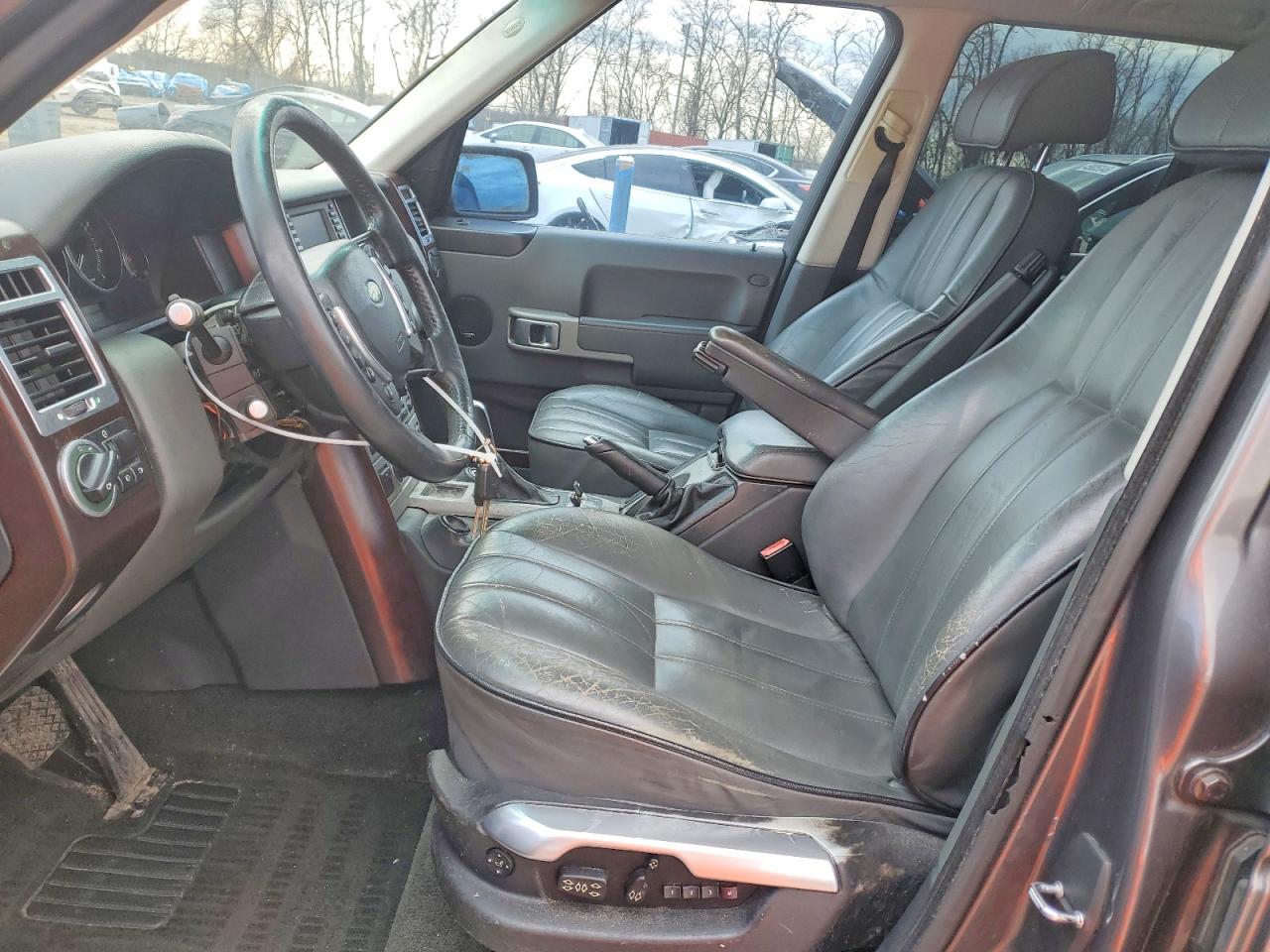2004 Land Rover Range Rover Hse Gray vin: SALMF114X4A173718