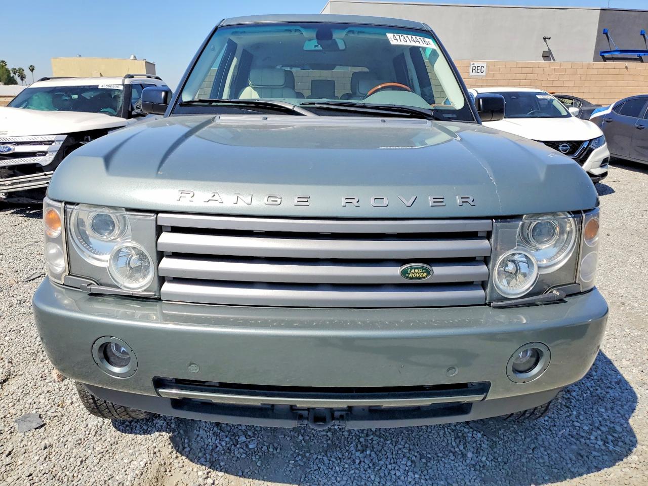 2005 Land Rover Range Rover Hse Green vin: SALMF114X5A195266