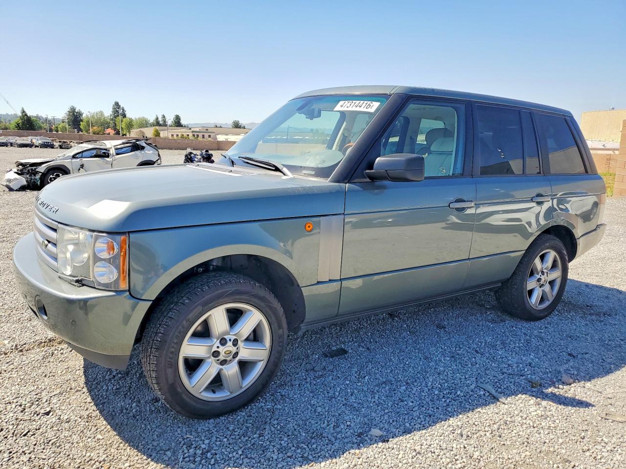 2005 Land Rover Range Rover Hse Green vin: SALMF114X5A195266