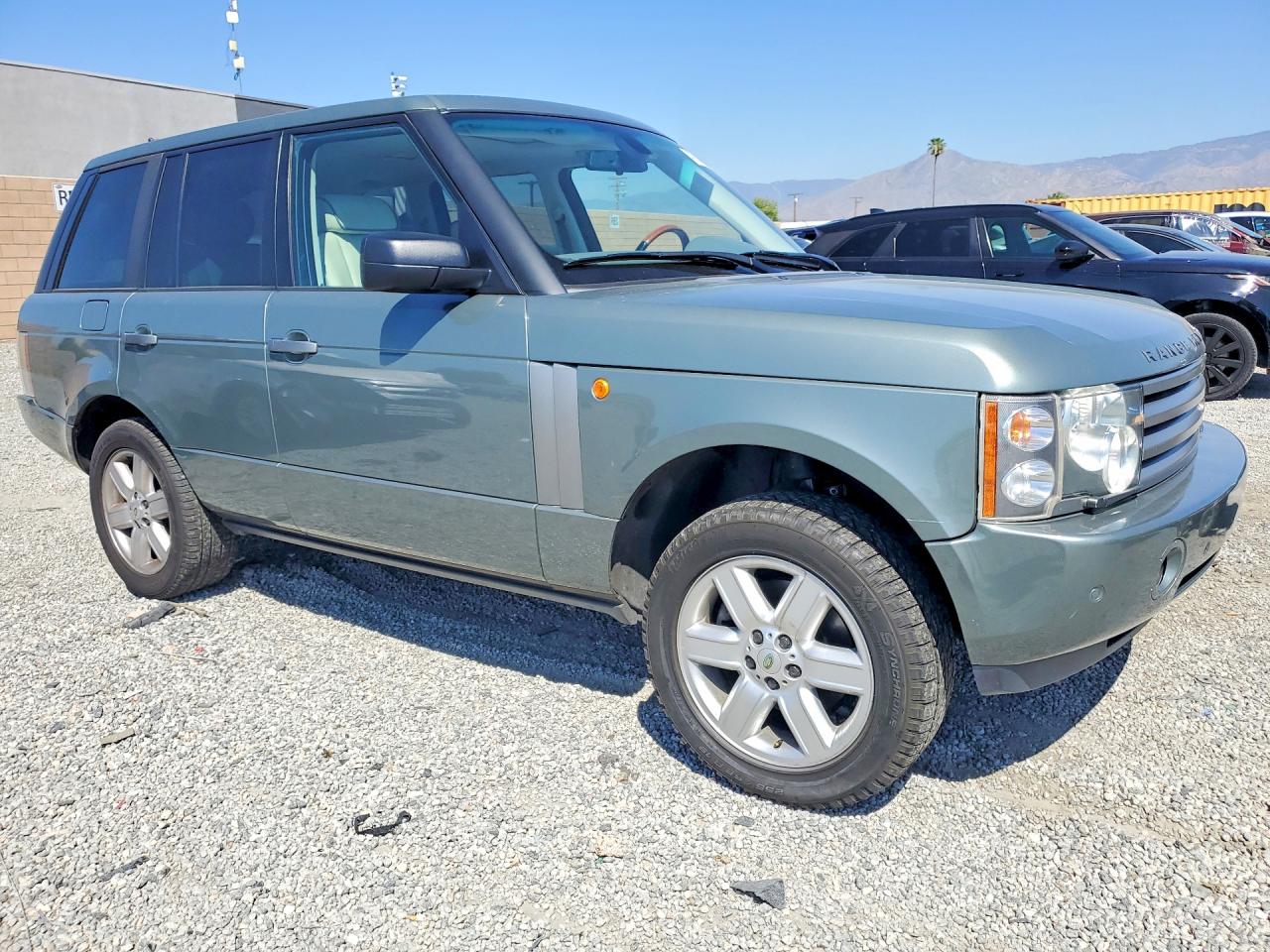 2005 Land Rover Range Rover Hse Green vin: SALMF114X5A195266