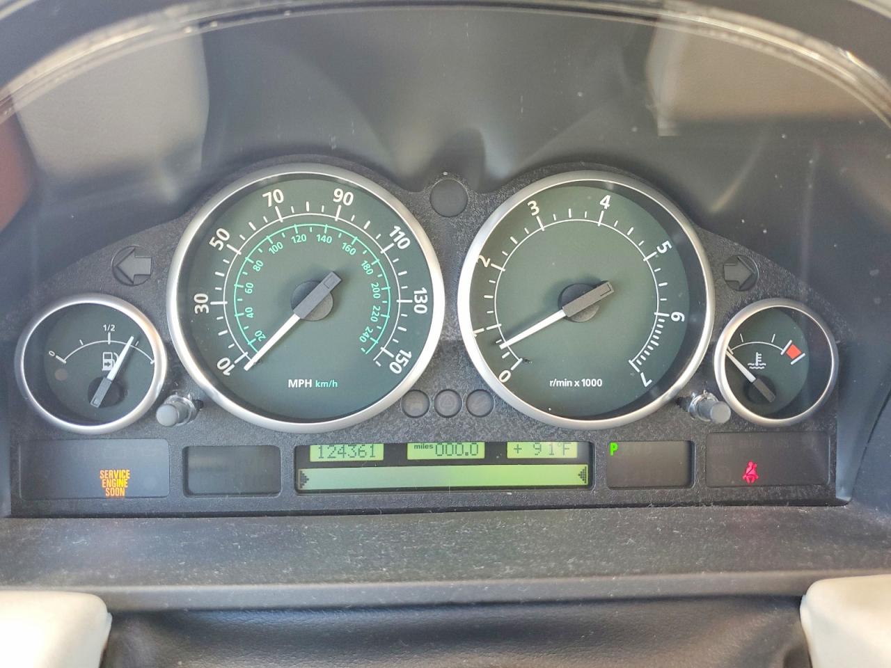 2005 Land Rover Range Rover Hse Green vin: SALMF114X5A195266