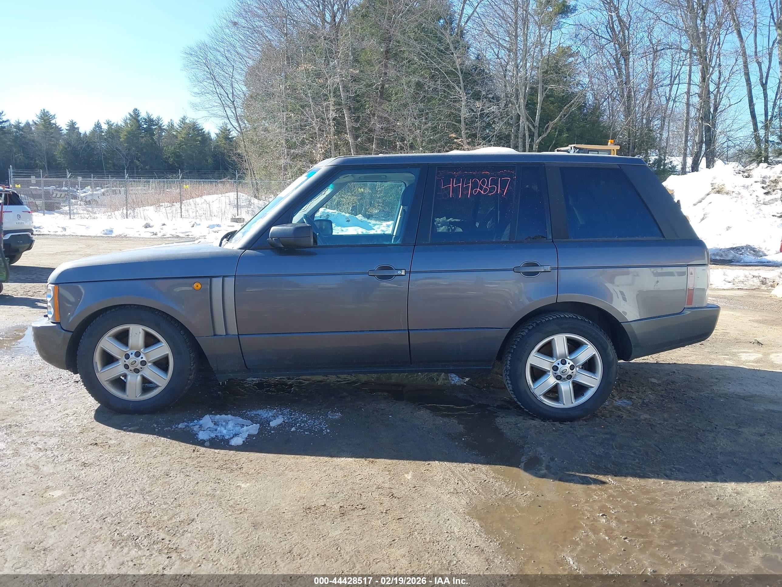2005 Land Rover Range Rover Hse Gray vin: SALMF114X5A196949