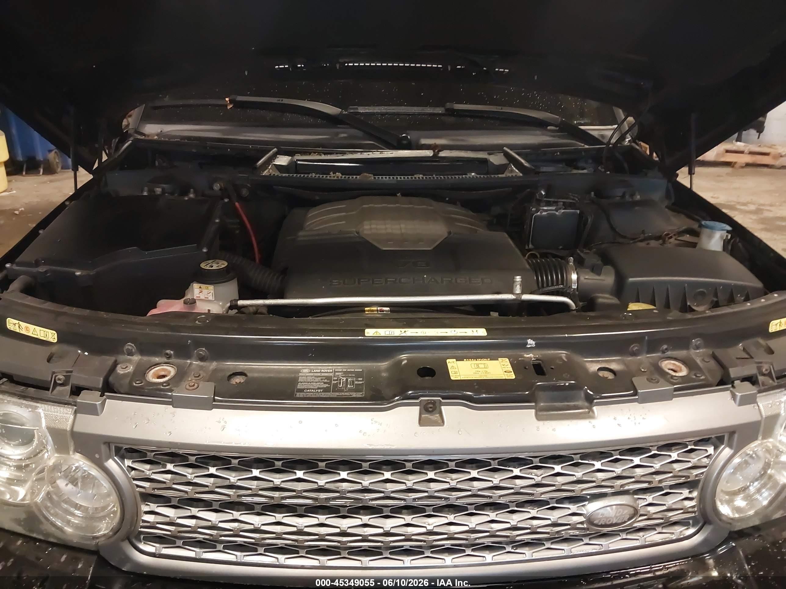 2006 Land Rover Range Rover Supercharged Black vin: SALMF13406A224420