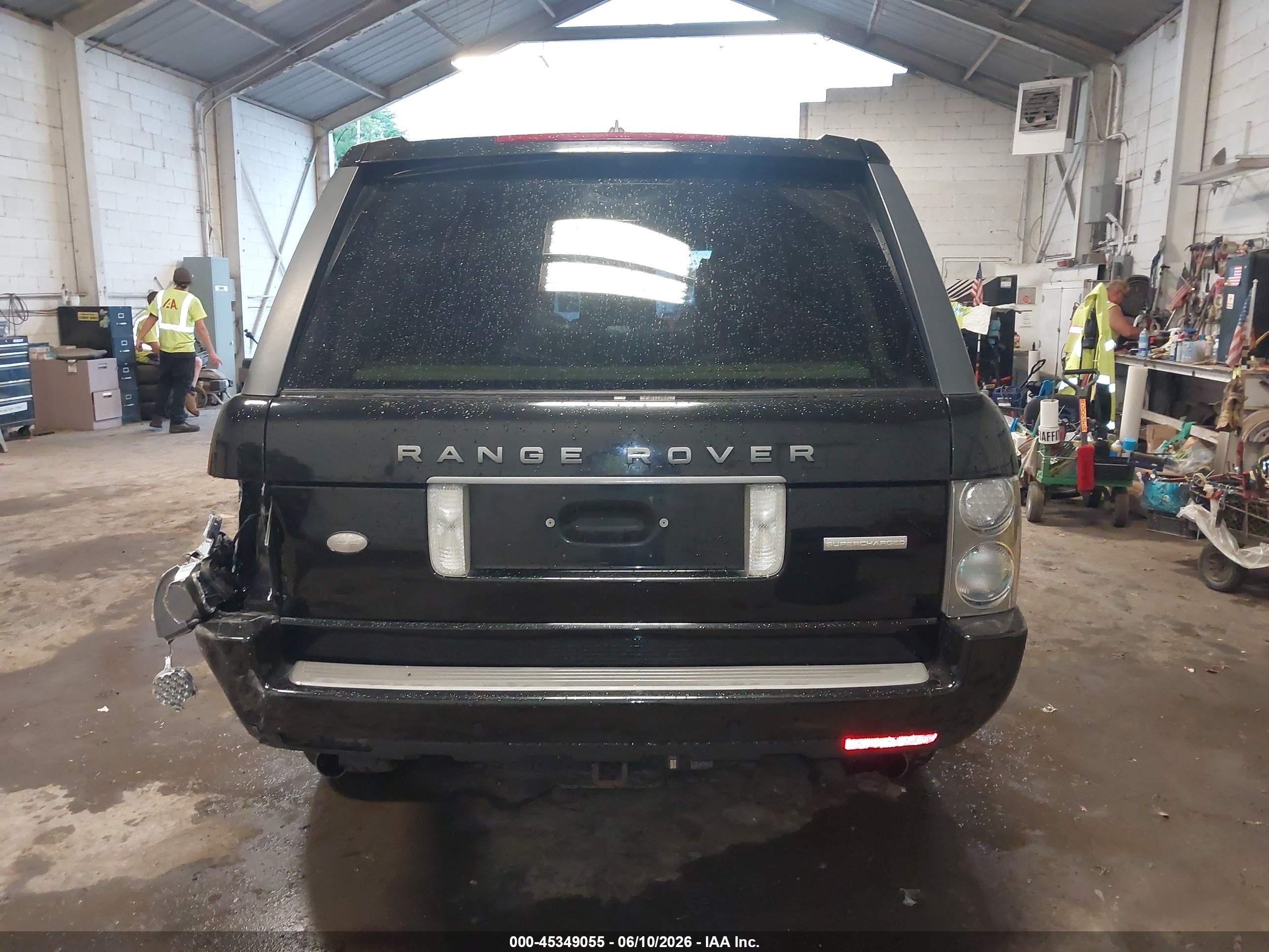 2006 Land Rover Range Rover Supercharged Black vin: SALMF13406A224420