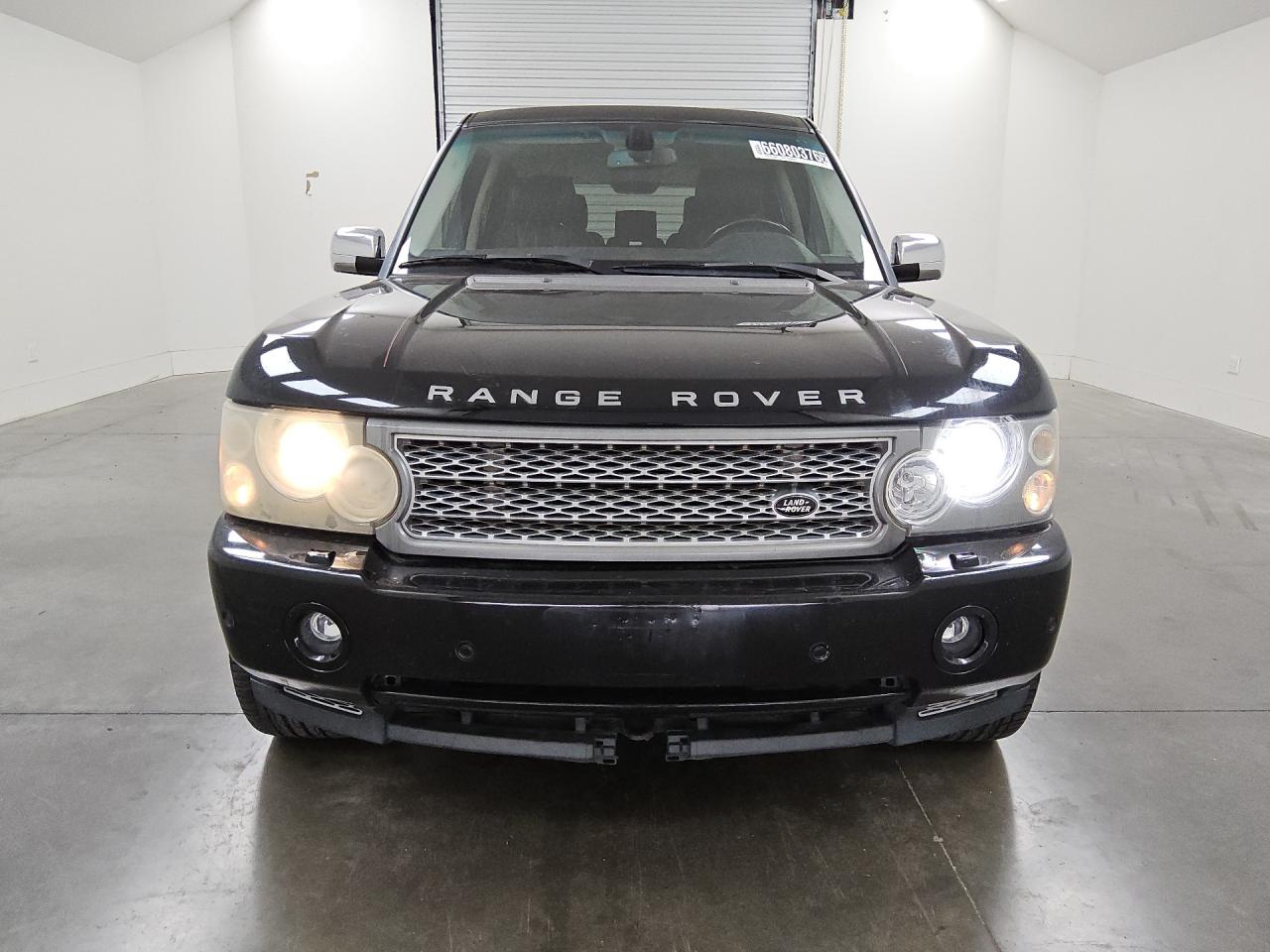 2006 Land Rover Range Rover Supercharged Black vin: SALMF13406A238611 Damage: Left Head Lamp, Faded, Repair Required