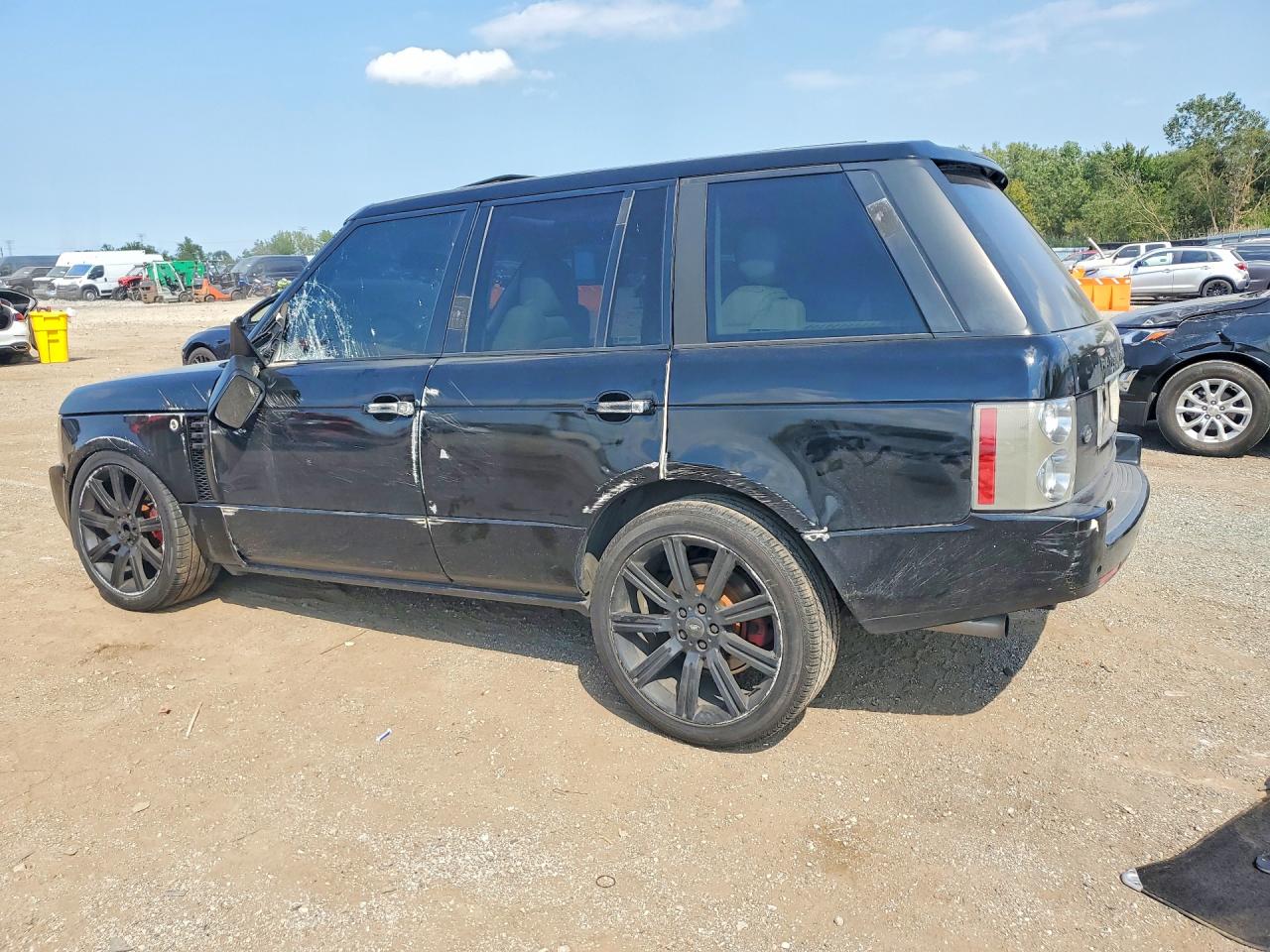2009 Land Rover Range Rover Supercharged Черный vin: SALMF13419A303468