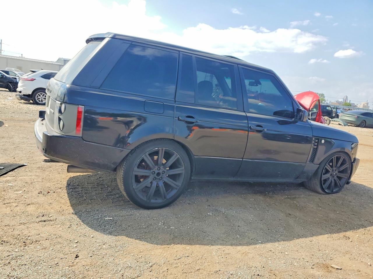 2009 Land Rover Range Rover Supercharged Черный vin: SALMF13419A303468