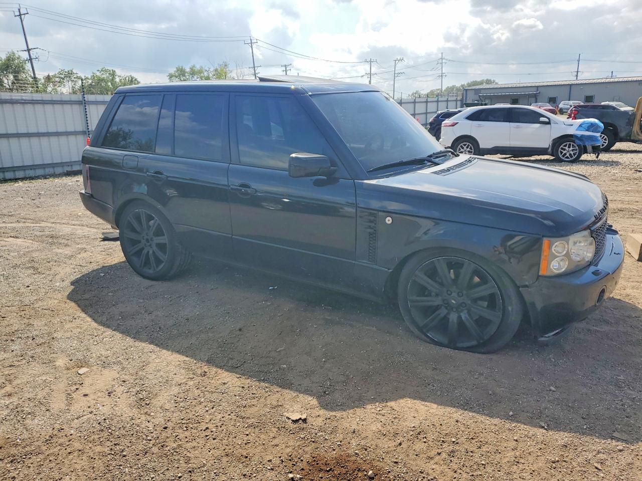 2009 Land Rover Range Rover Supercharged Черный vin: SALMF13419A303468