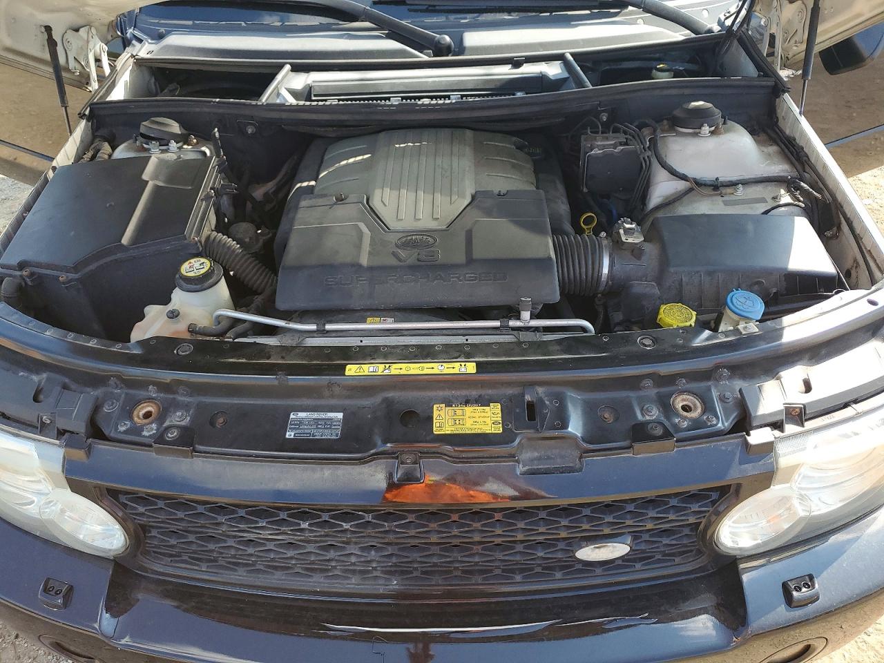 2009 Land Rover Range Rover Supercharged Черный vin: SALMF13419A303468