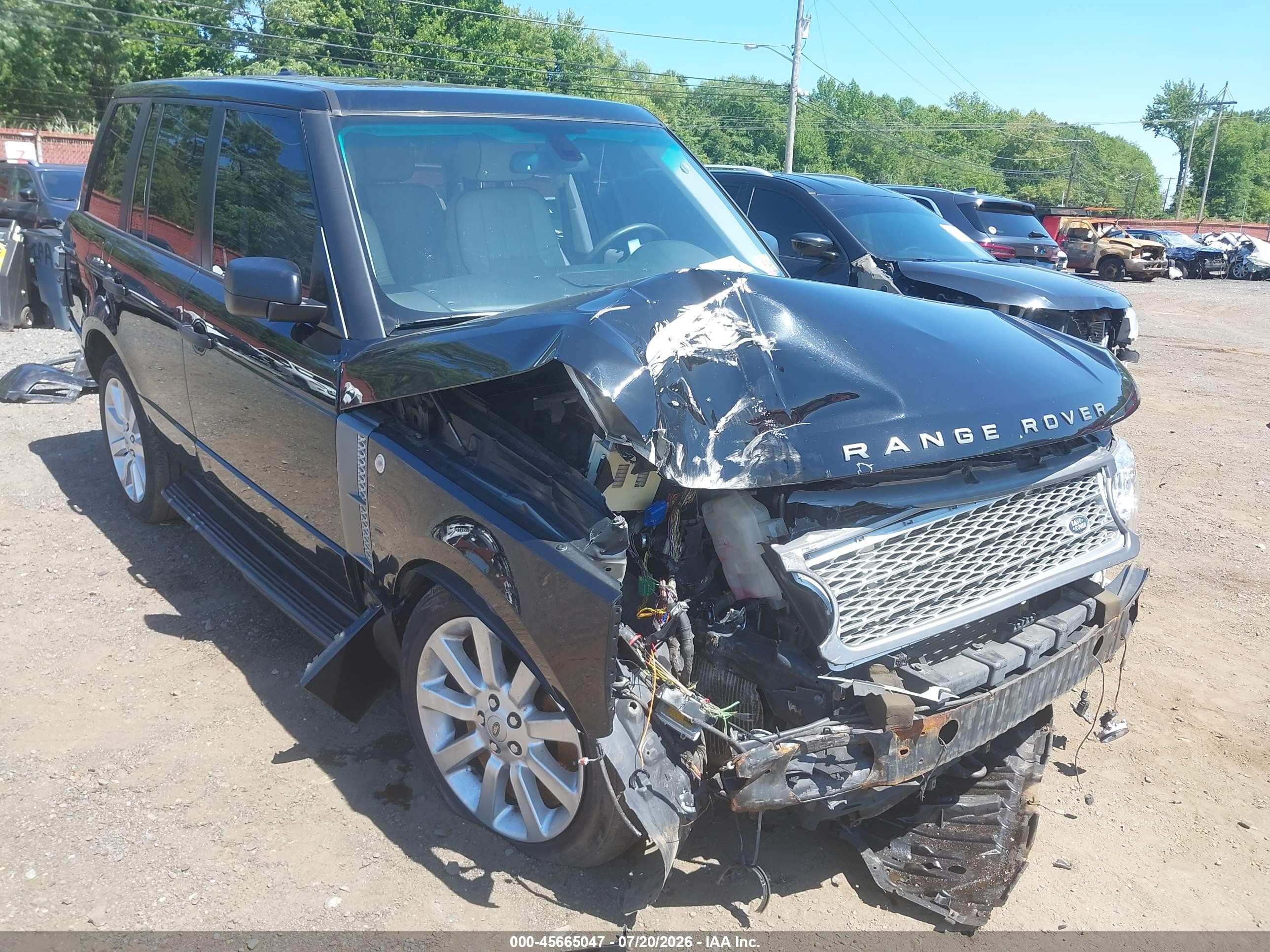 2006 Land Rover Range Rover Supercharged Black vin: SALMF13426A202080
