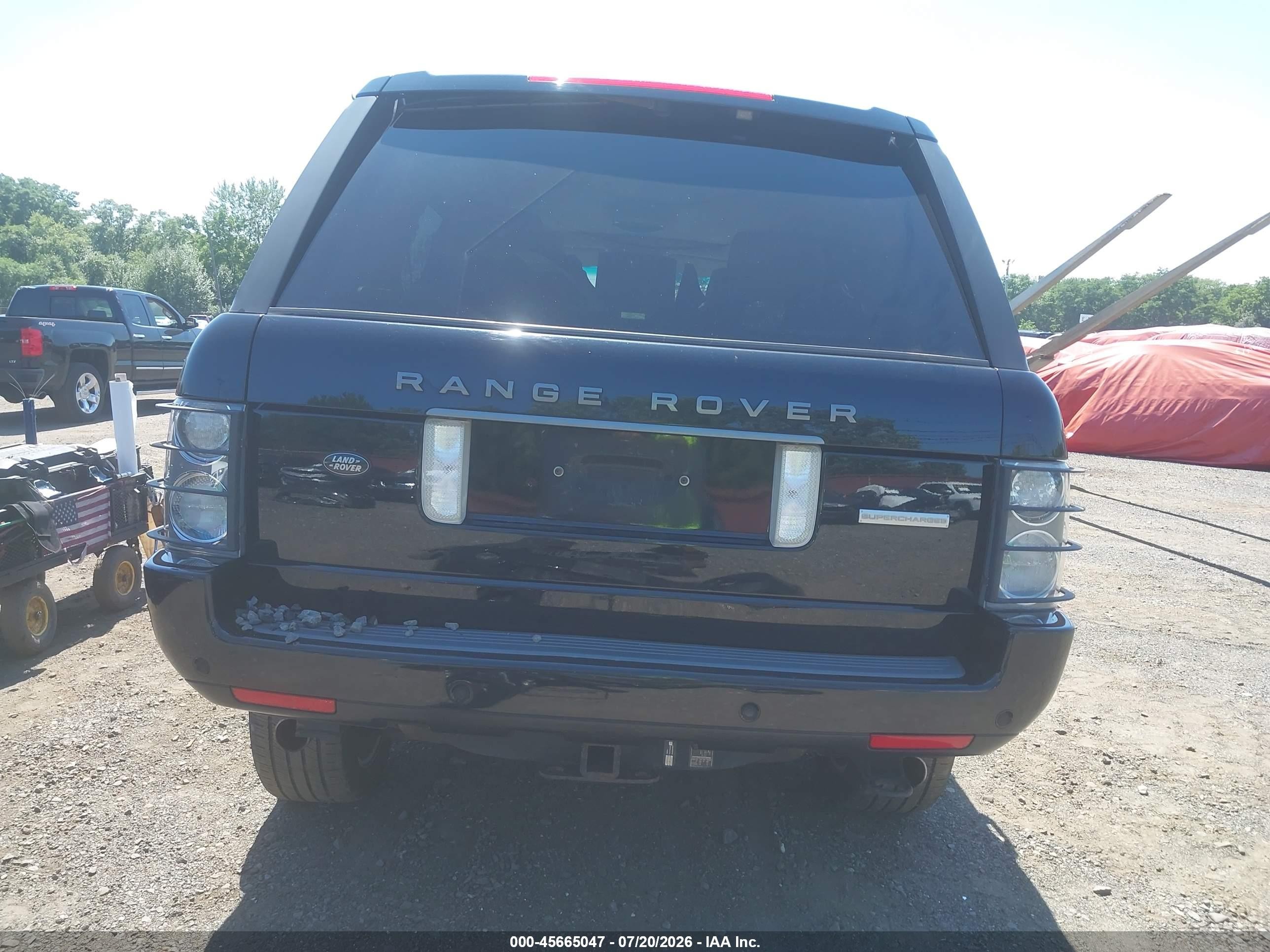 2006 Land Rover Range Rover Supercharged Black vin: SALMF13426A202080