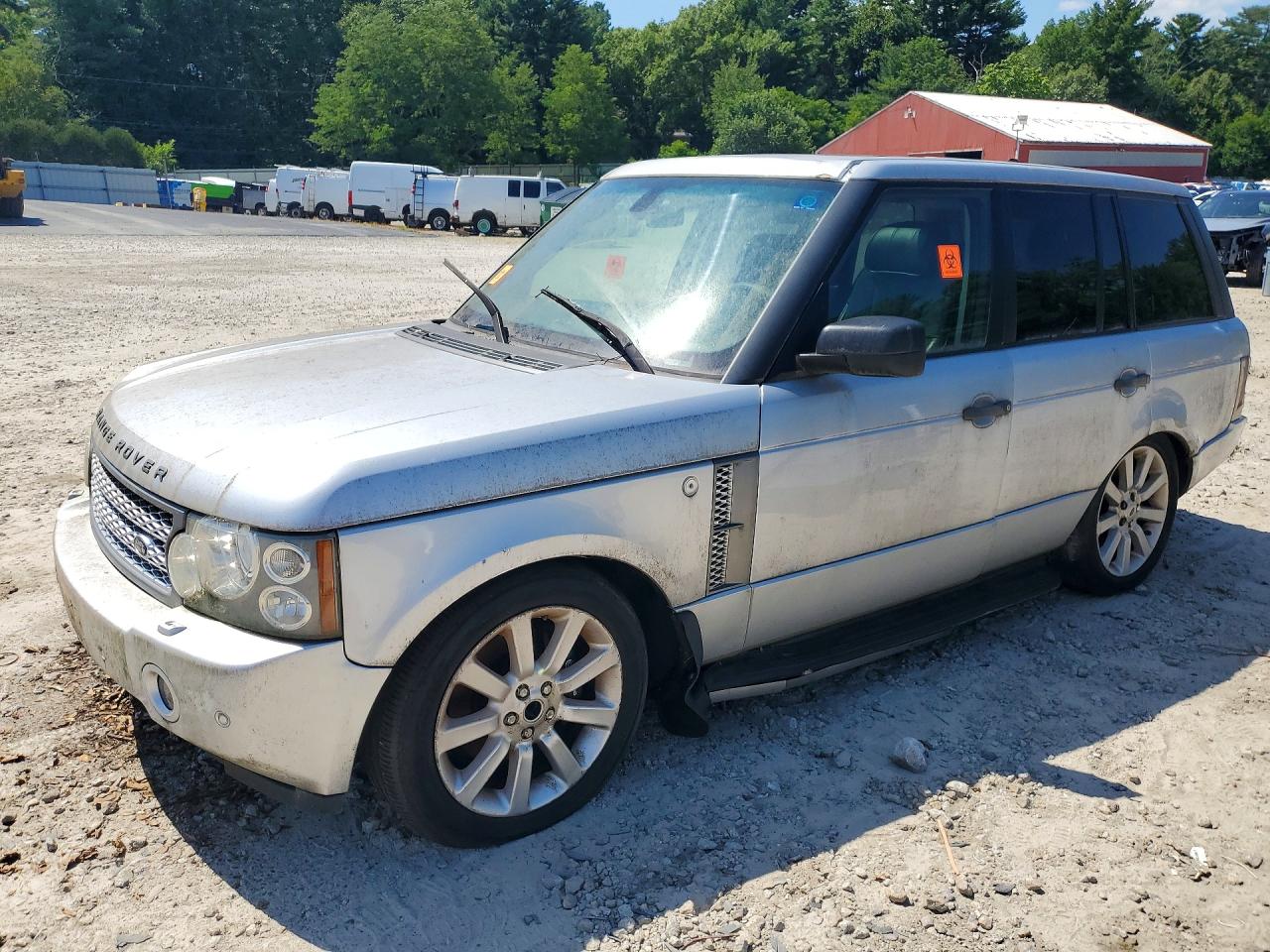 2006 Land Rover Range Rover Supercharged Серебряный vin: SALMF13426A216884