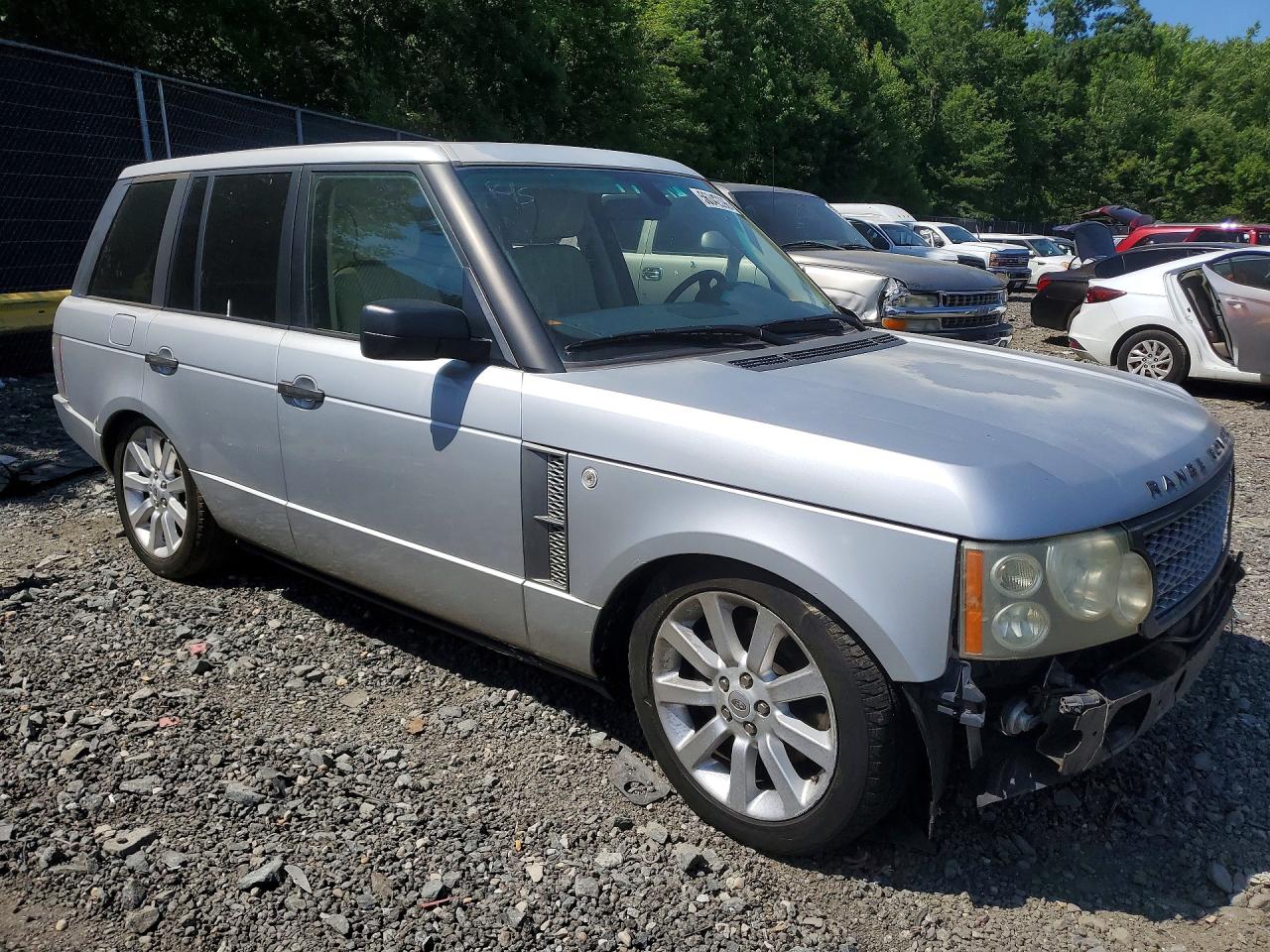 2006 Land Rover Range Rover Supercharged Silver vin: SALMF13436A214772