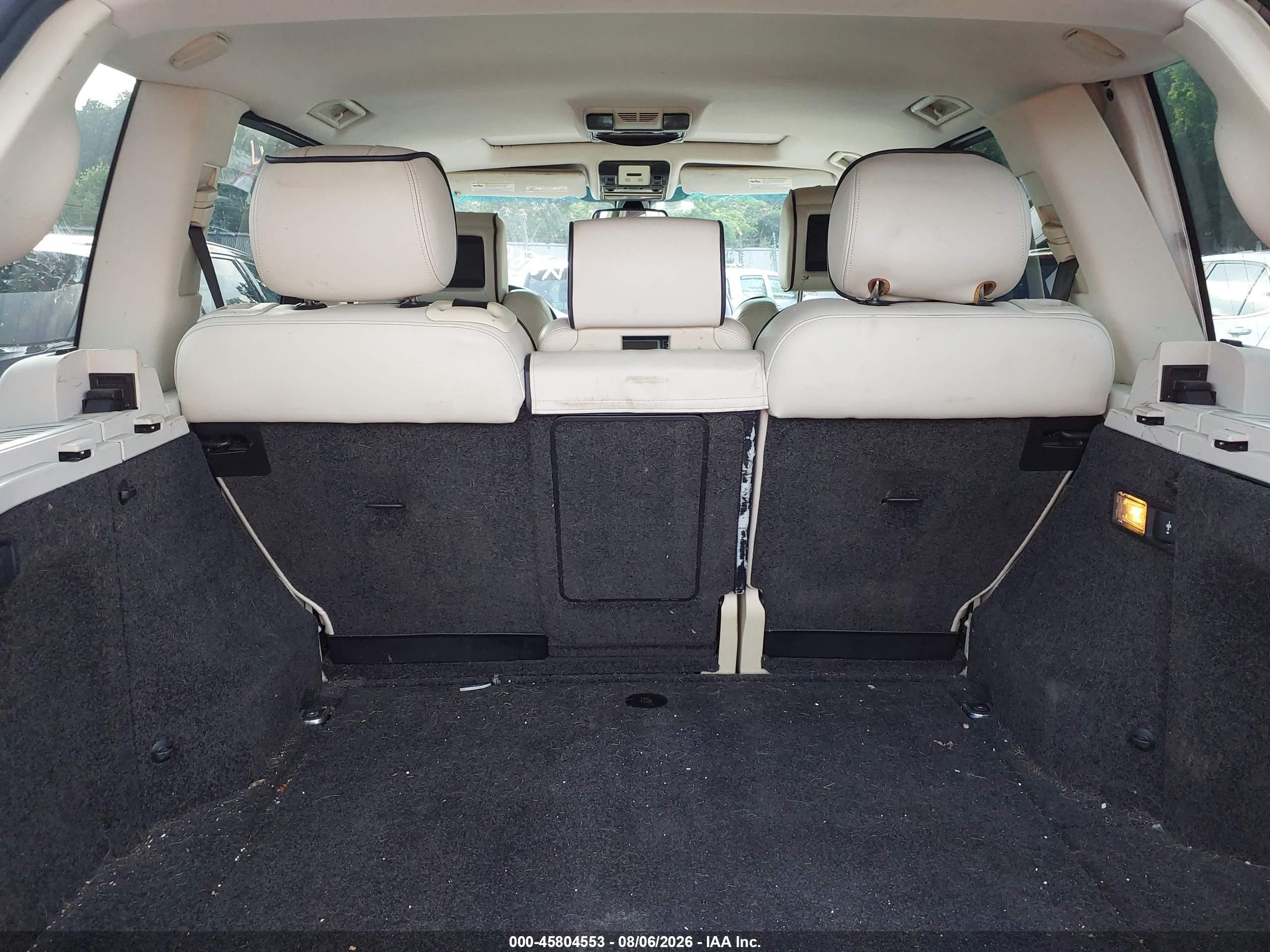 2008 Land Rover Range Rover Supercharged Cream vin: SALMF13438A279172