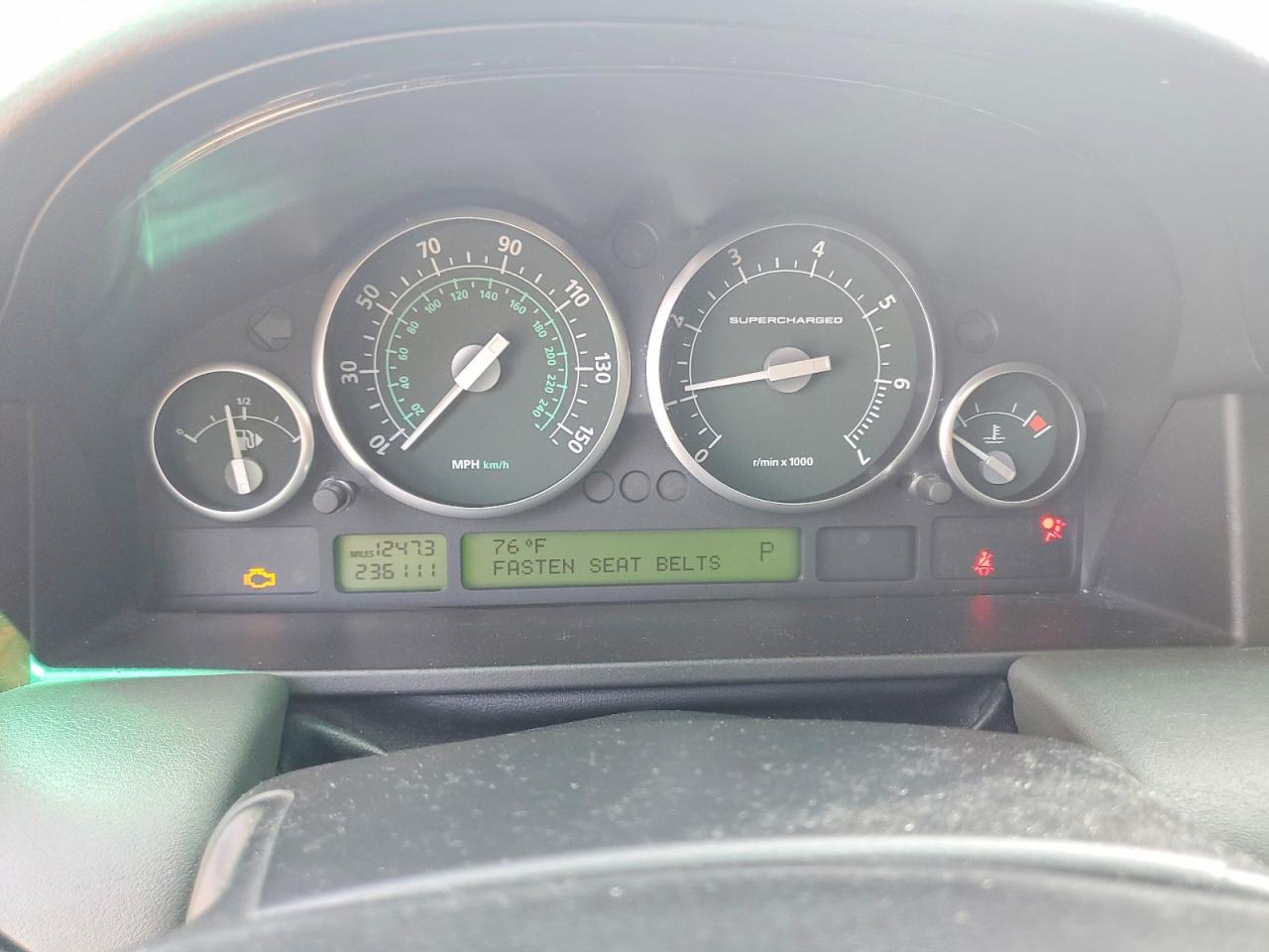 2006 Land Rover Range Rover Supercharged Silver vin: SALMF13446A225862