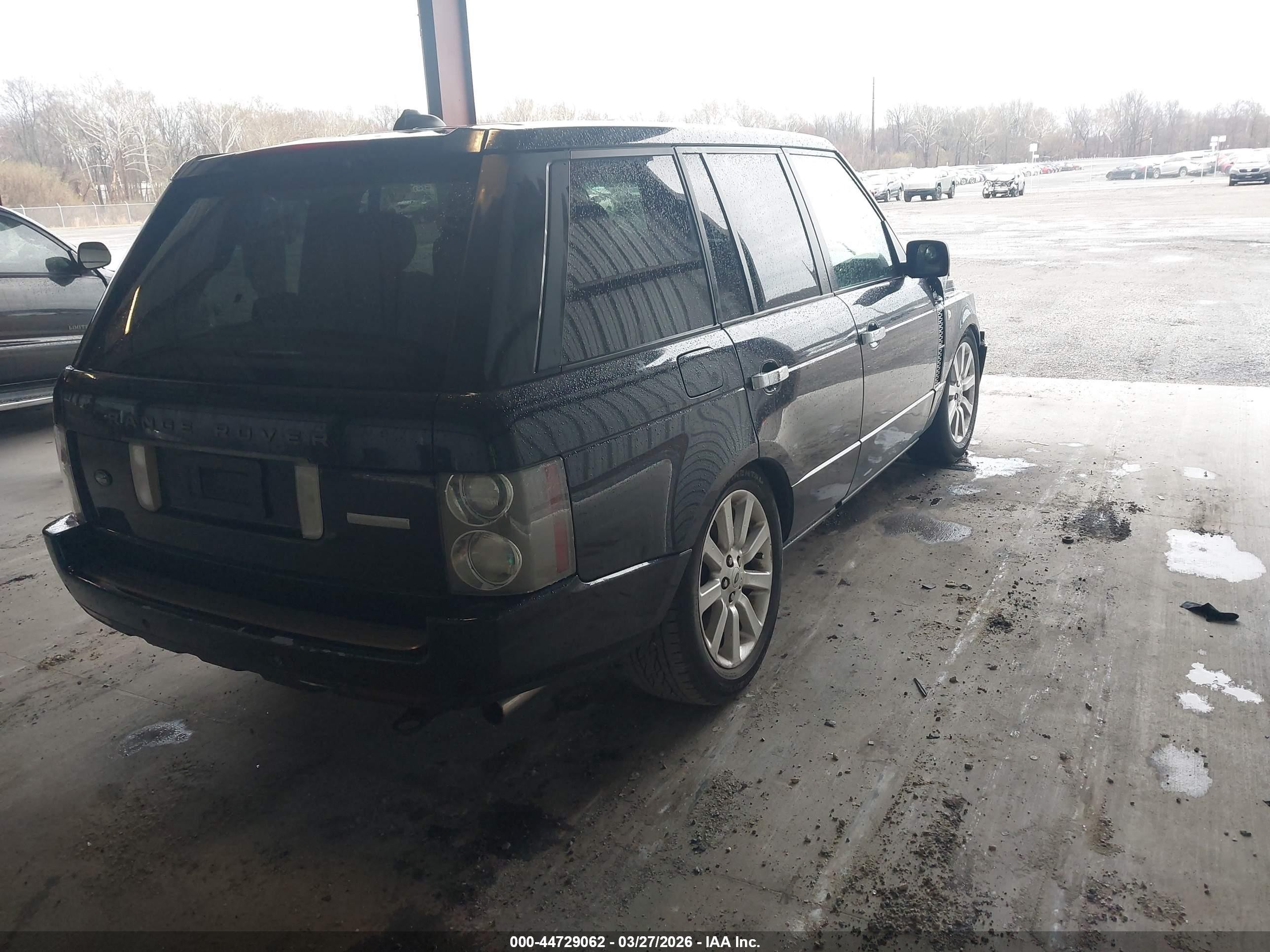 2007 Land Rover Range Rover Supercharged Blue vin: SALMF13447A261360