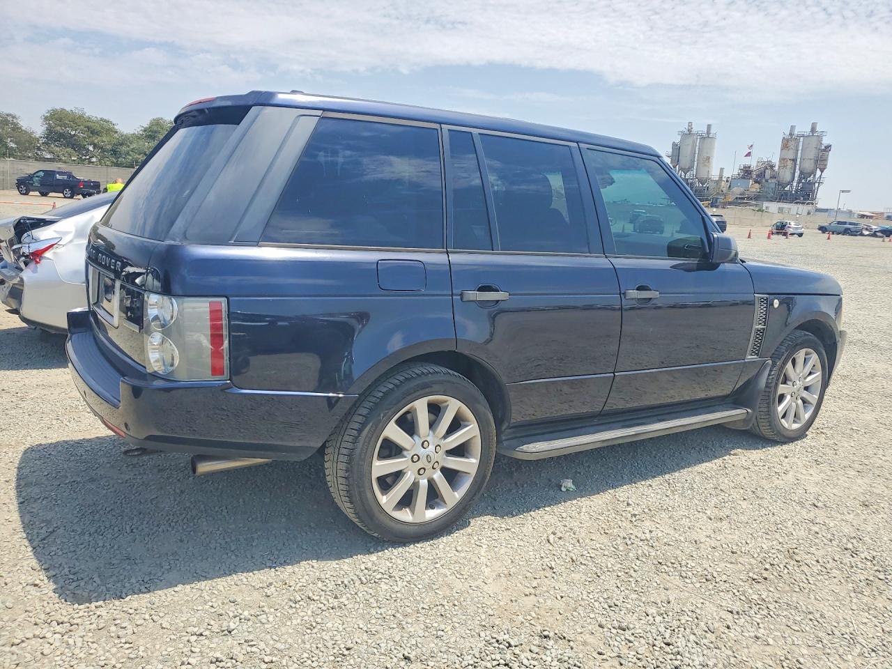 2008 Land Rover Range Rover Supercharged Blue vin: SALMF13458A263667