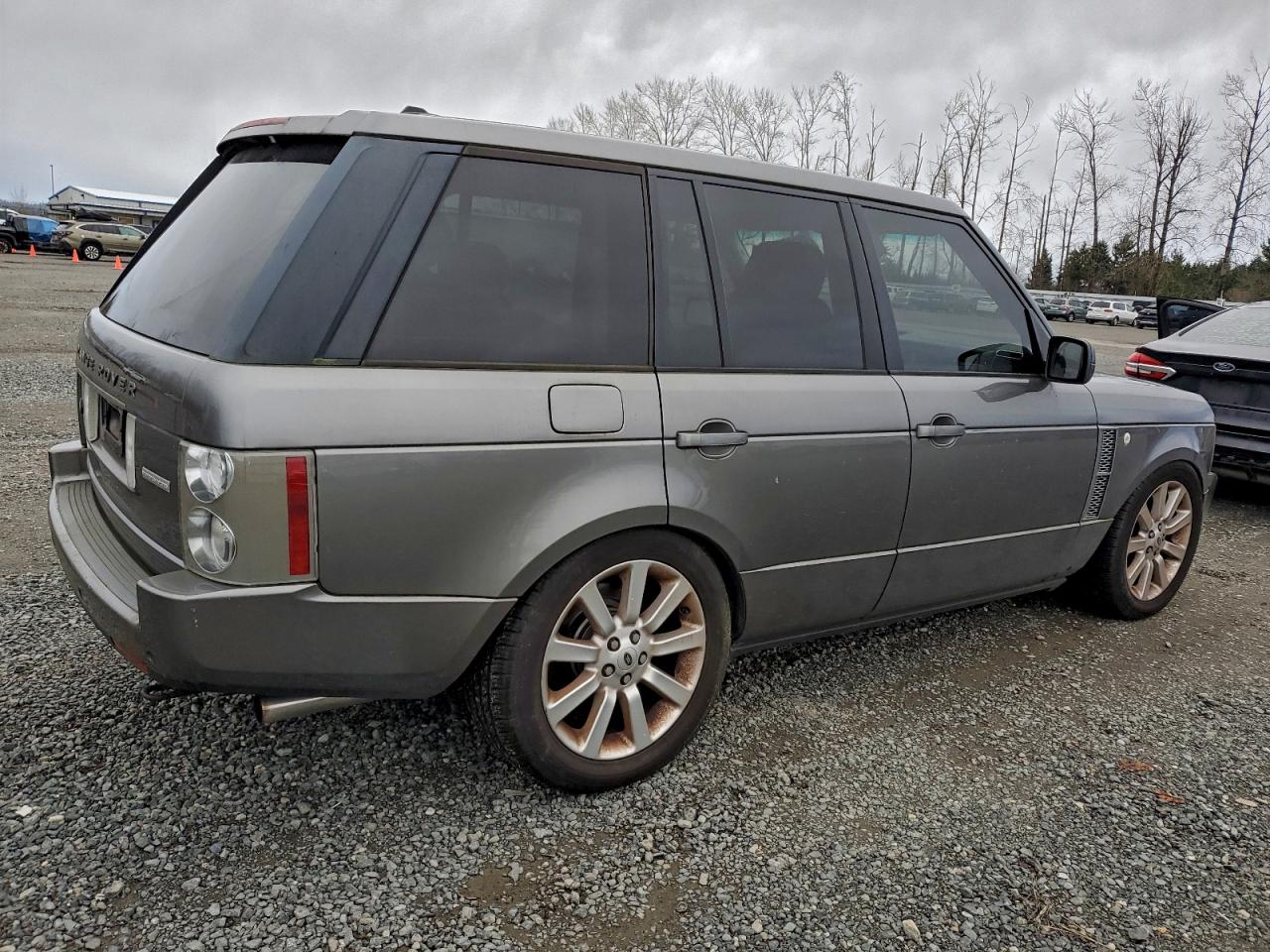 2008 Land Rover Range Rover Supercharged Gray vin: SALMF13458A284955