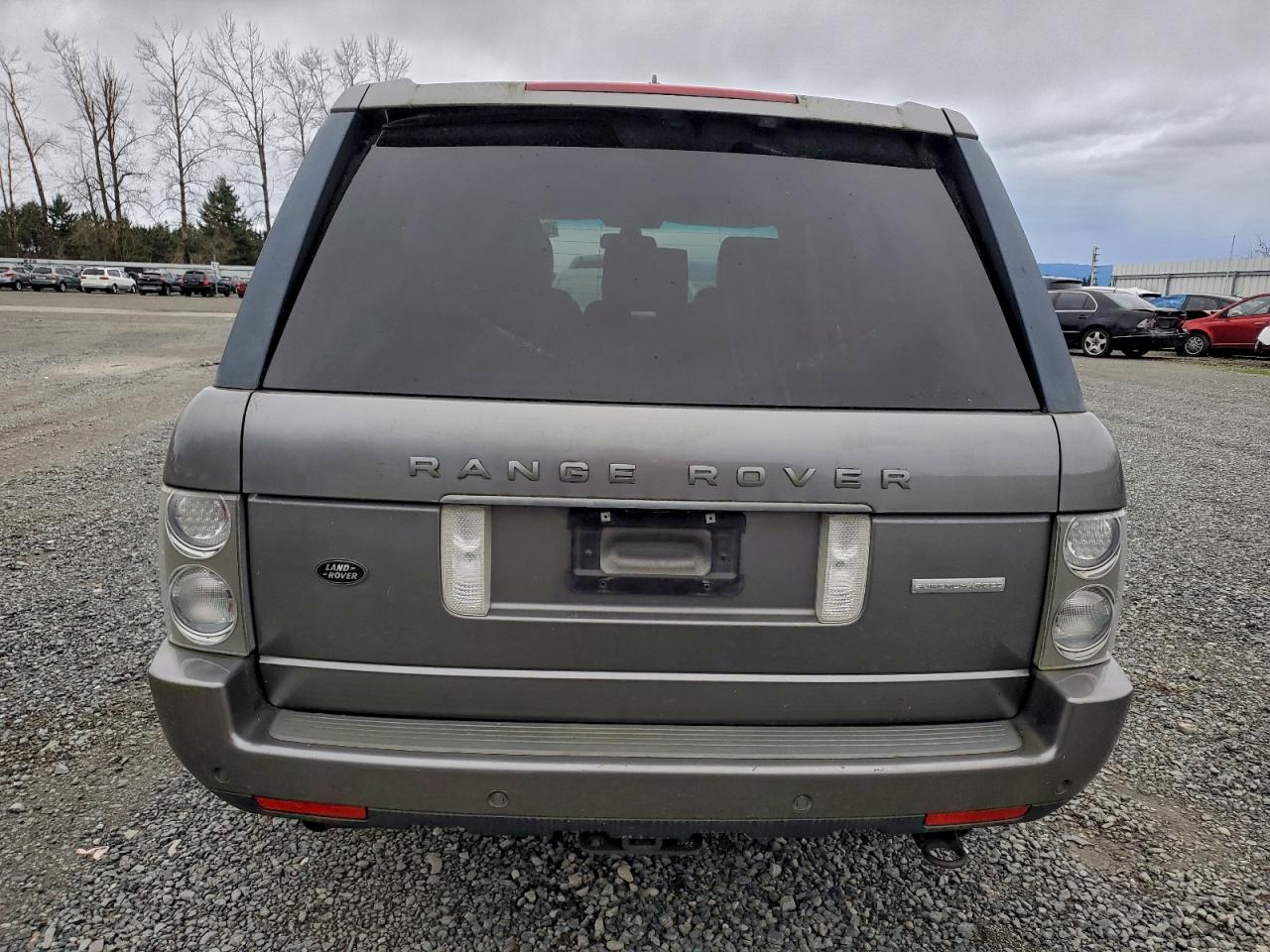 2008 Land Rover Range Rover Supercharged Gray vin: SALMF13458A284955