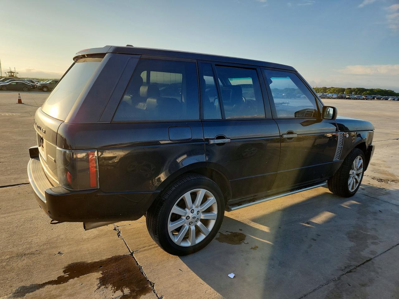 2008 Land Rover Range Rover Supercharged Black vin: SALMF13458A294921