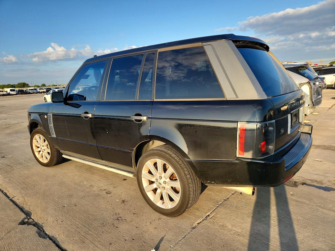 2008 Land Rover Range Rover Supercharged Black vin: SALMF13458A294921