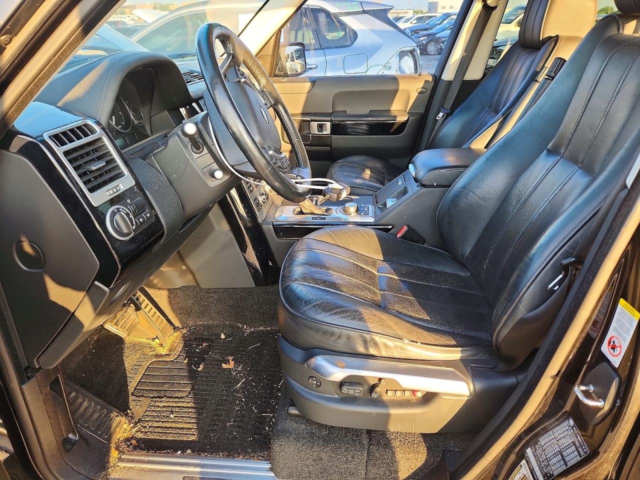 2008 Land Rover Range Rover Supercharged Black vin: SALMF13458A294921