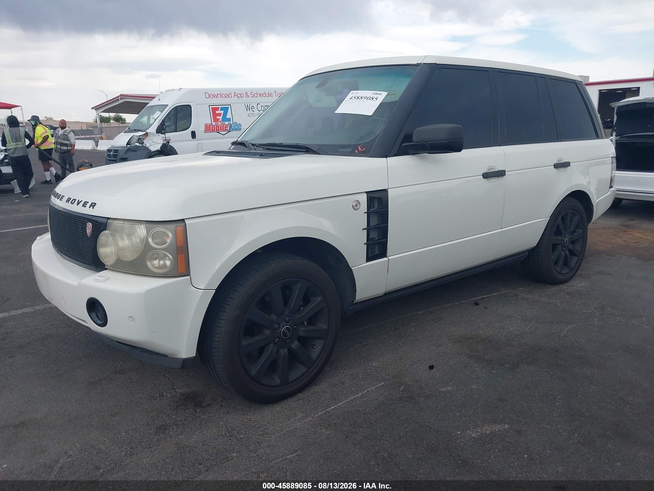 2006 Land Rover Range Rover Supercharged White vin: SALMF13466A235986