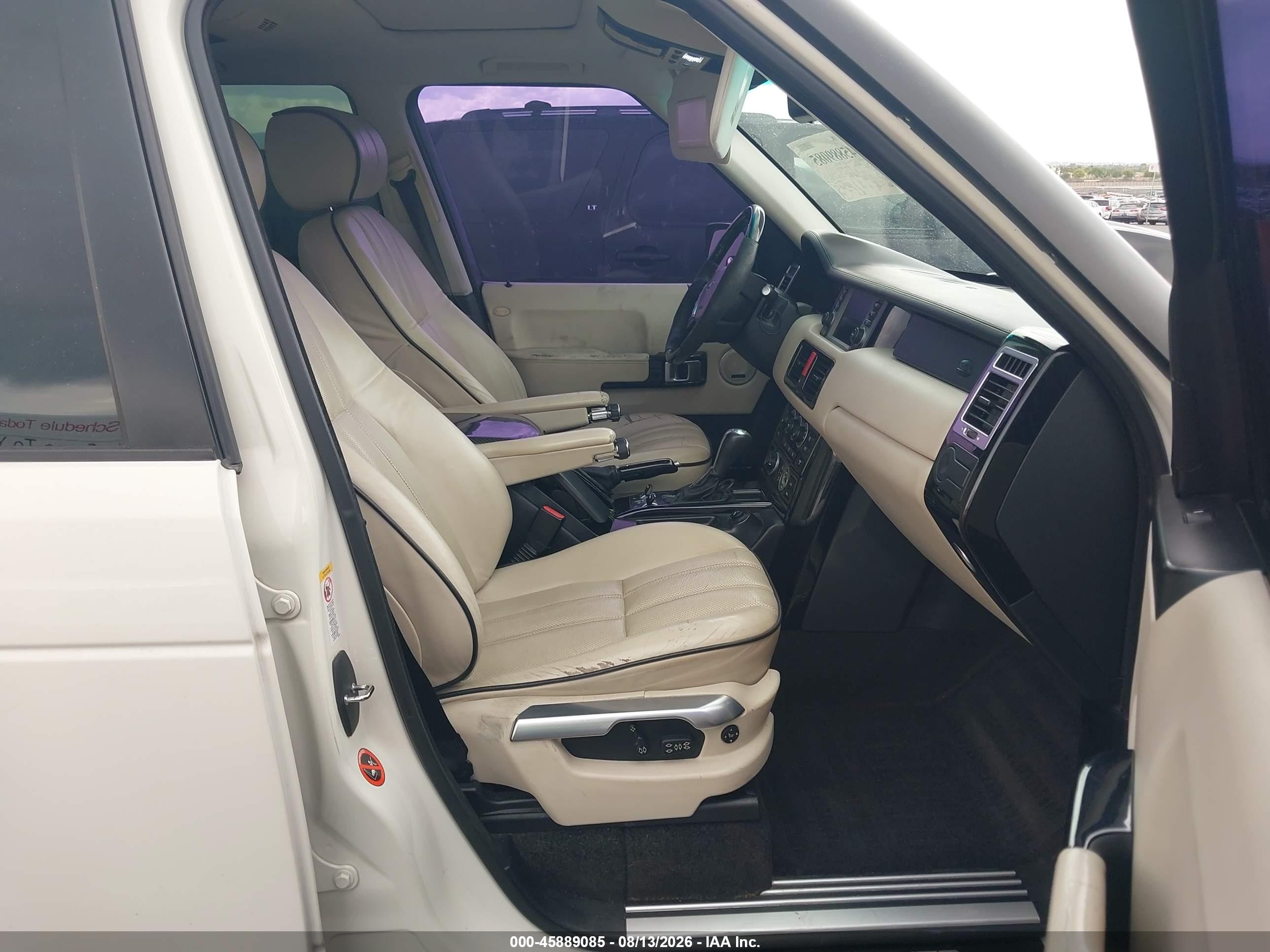 2006 Land Rover Range Rover Supercharged White vin: SALMF13466A235986