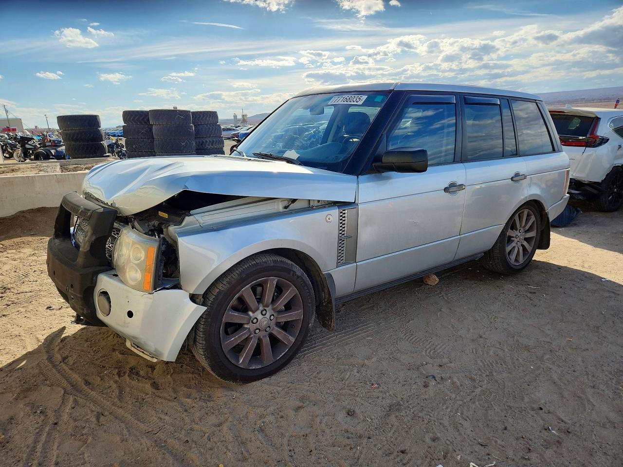 2007 Land Rover Range Rover Supercharged Серебряный vin: SALMF13467A241708