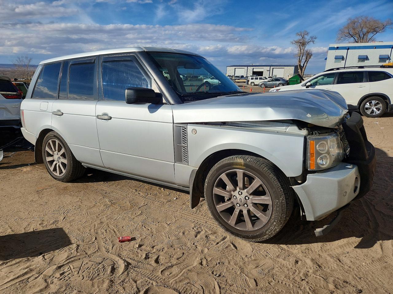 2007 Land Rover Range Rover Supercharged Серебряный vin: SALMF13467A241708