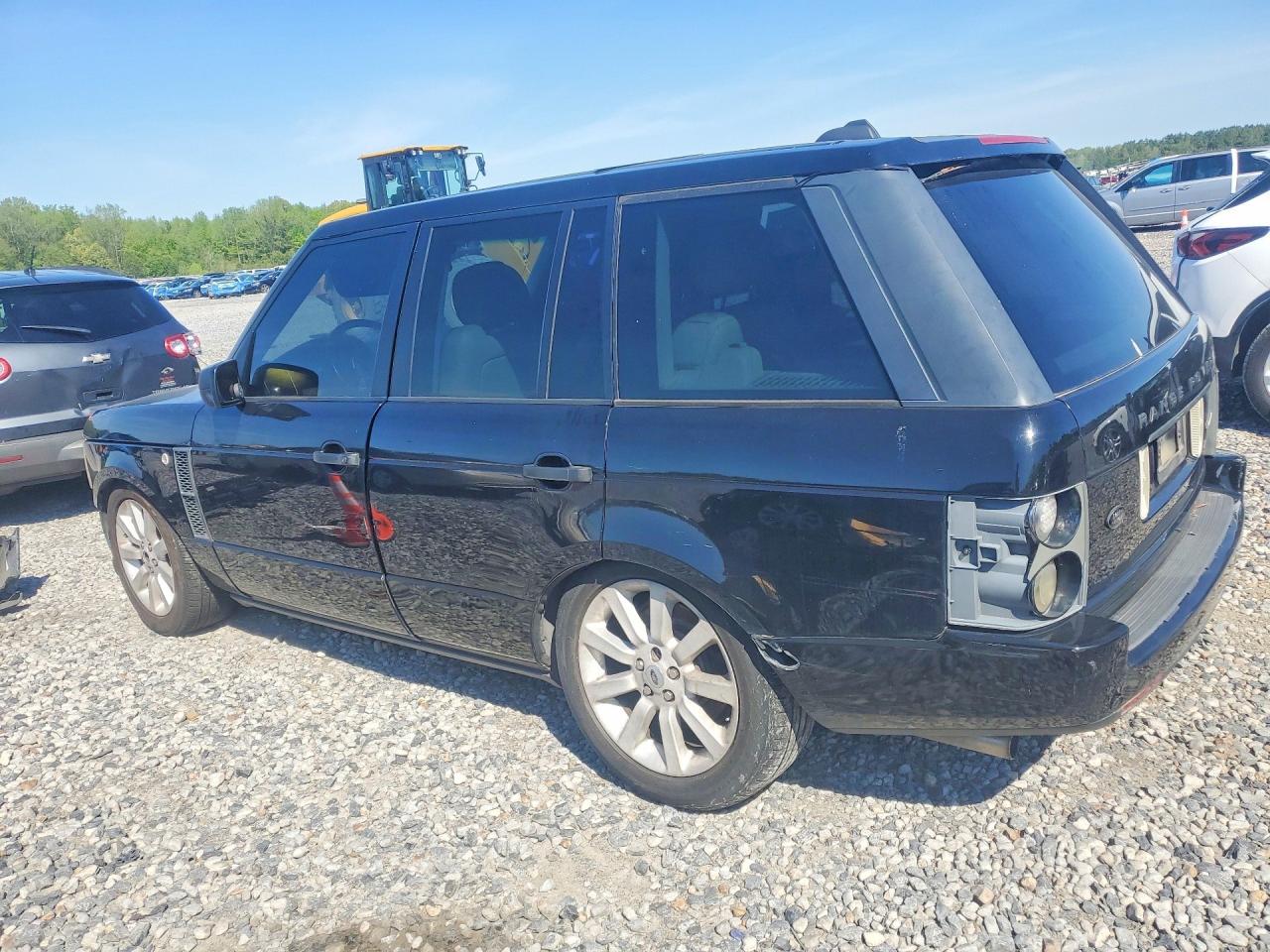 2008 Land Rover Range Rover Supercharged Black vin: SALMF13468A271180