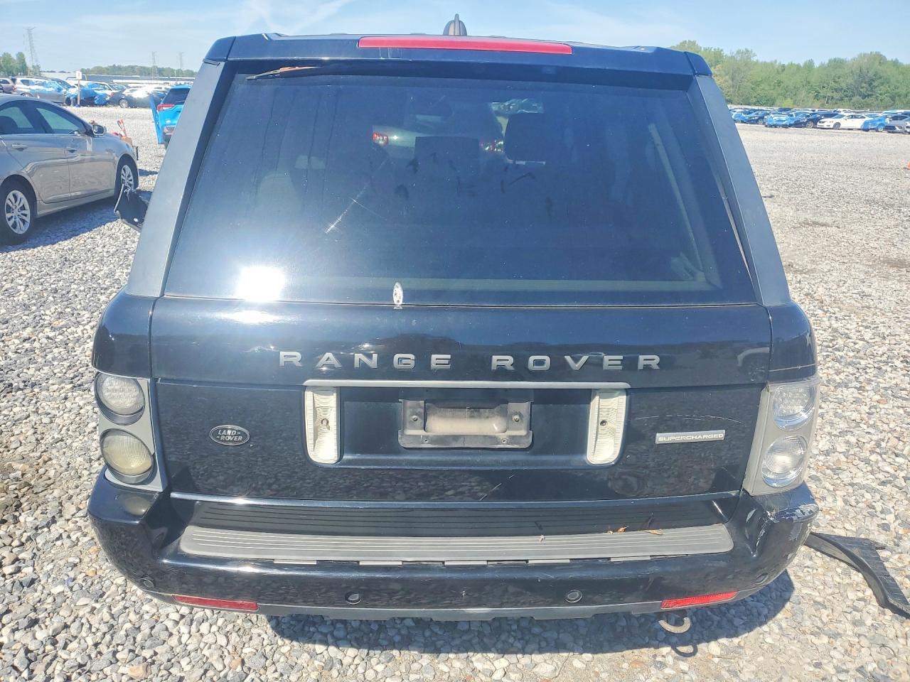 2008 Land Rover Range Rover Supercharged Black vin: SALMF13468A271180
