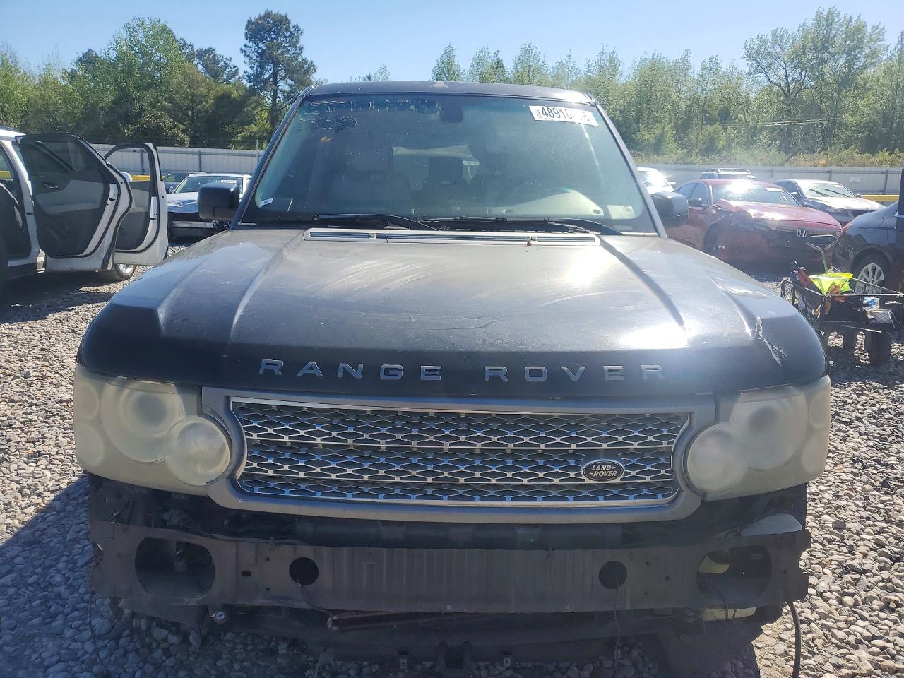 2008 Land Rover Range Rover Supercharged Black vin: SALMF13468A271180