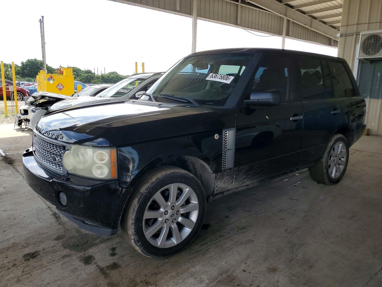 2008 Land Rover Range Rover Supercharged Black vin: SALMF13478A294760