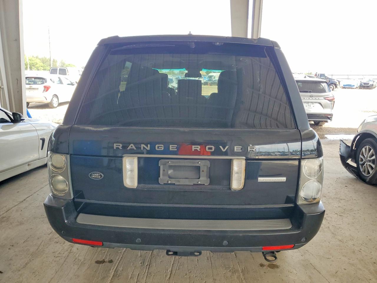 2008 Land Rover Range Rover Supercharged Black vin: SALMF13478A294760