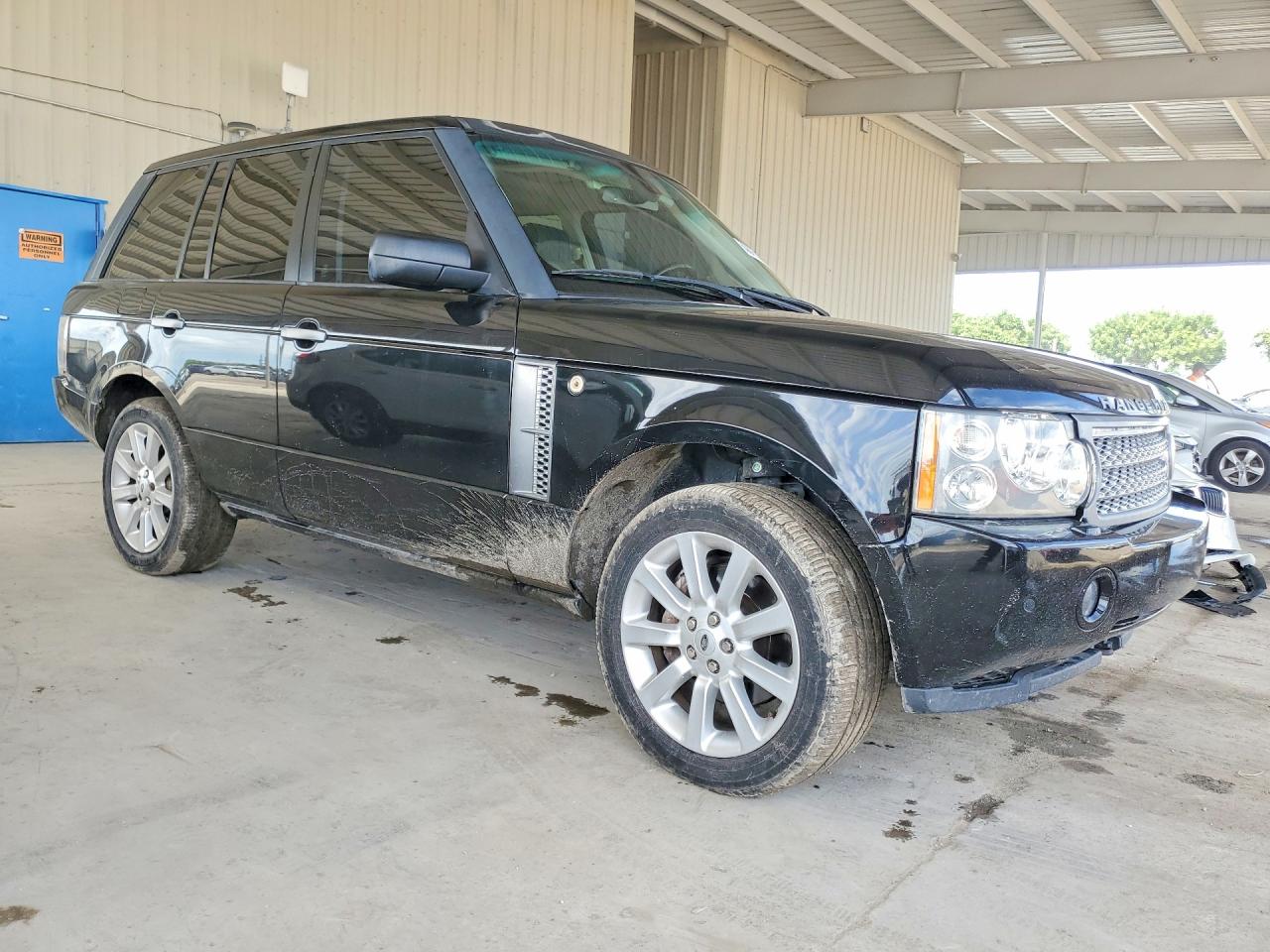 2008 Land Rover Range Rover Supercharged Black vin: SALMF13478A294760