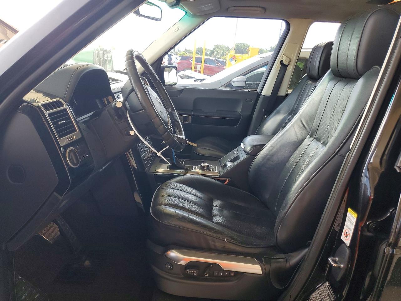 2008 Land Rover Range Rover Supercharged Black vin: SALMF13478A294760