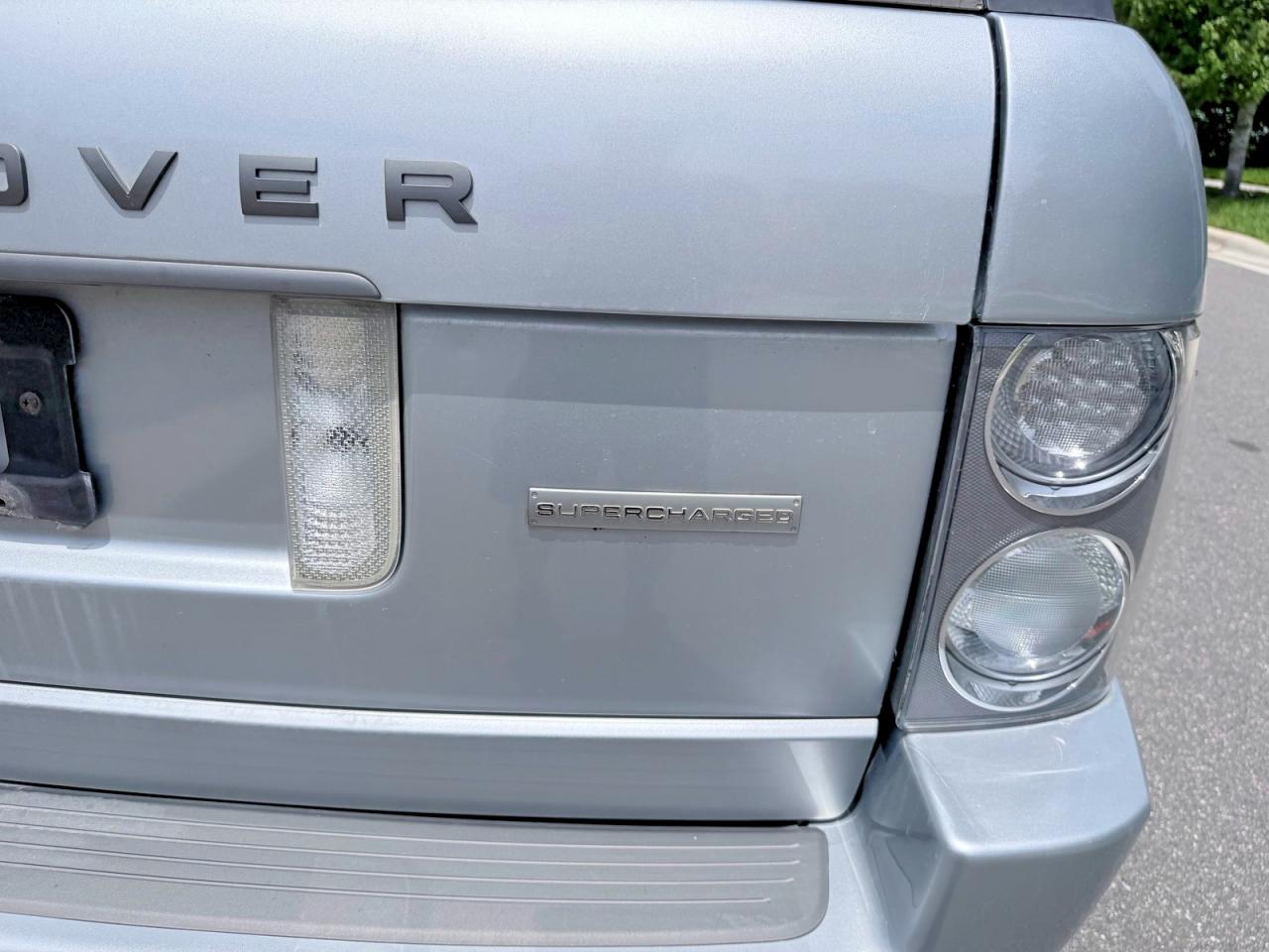2006 Land Rover Range Rover Supercharged Silver vin: SALMF13486A235827
