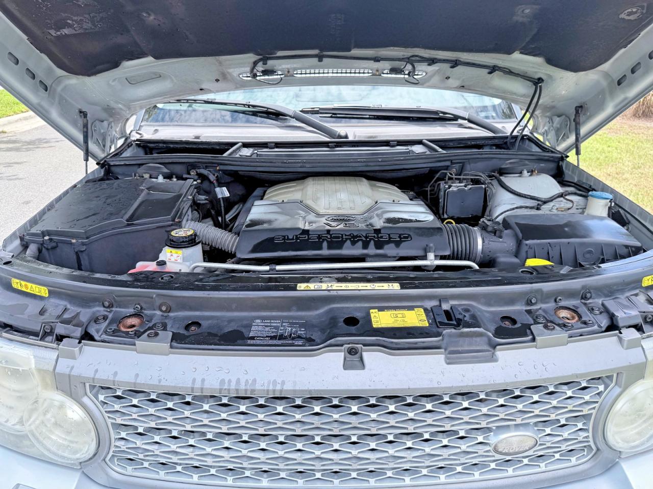 2006 Land Rover Range Rover Supercharged Silver vin: SALMF13486A235827