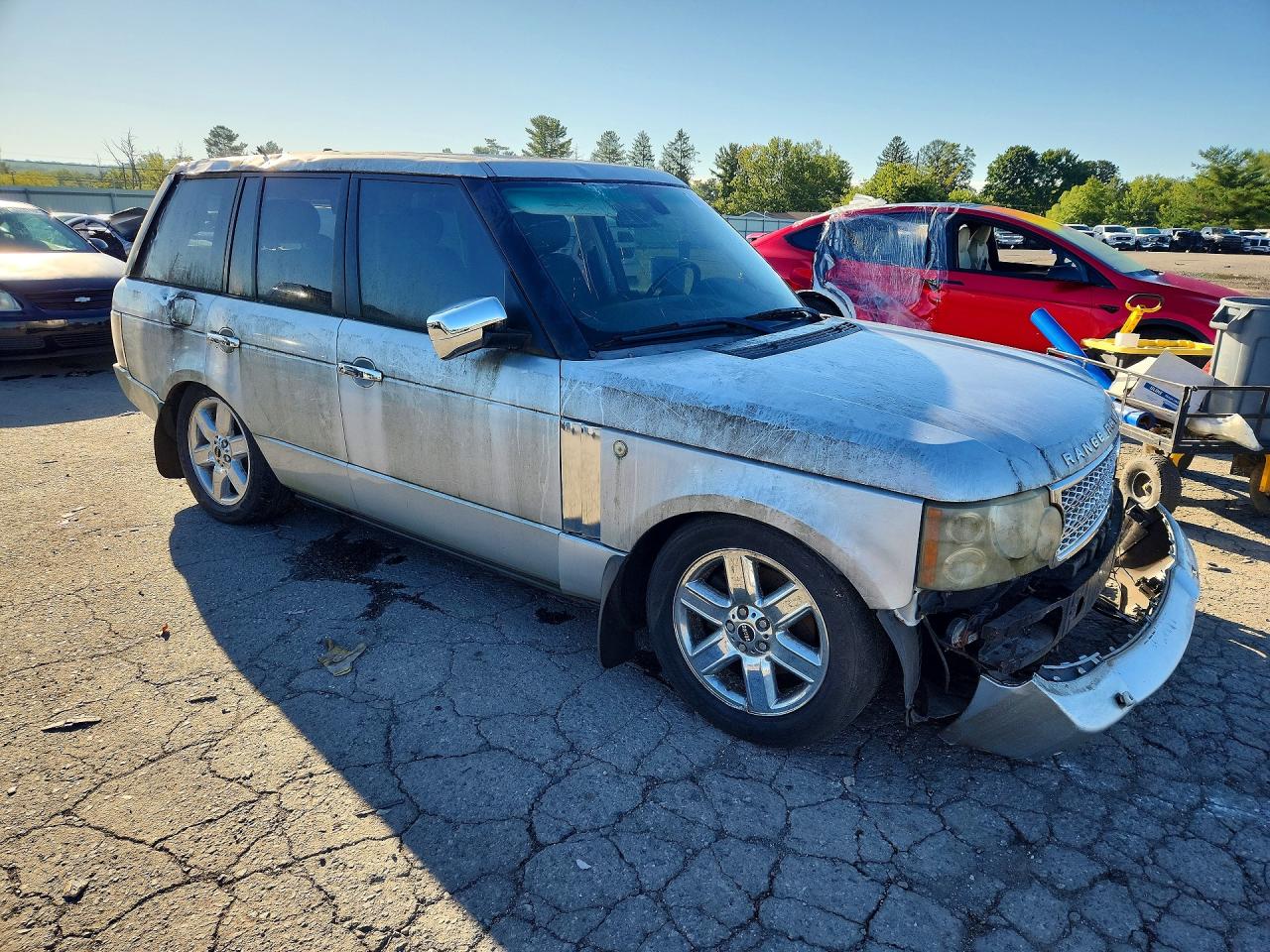 2006 Land Rover Range Rover Hse Silver vin: SALMF15406A223703