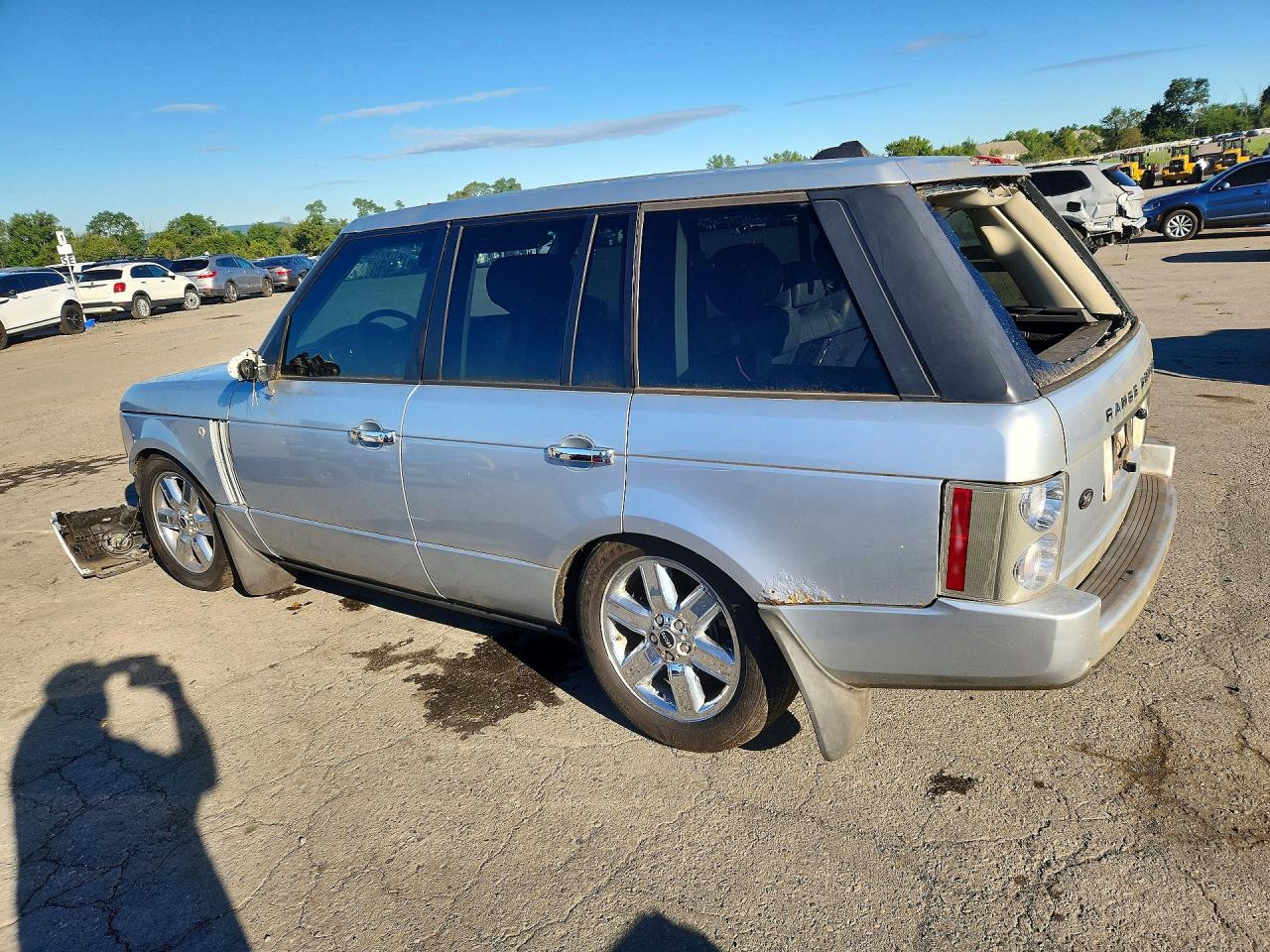 2006 Land Rover Range Rover Hse Silver vin: SALMF15406A223703
