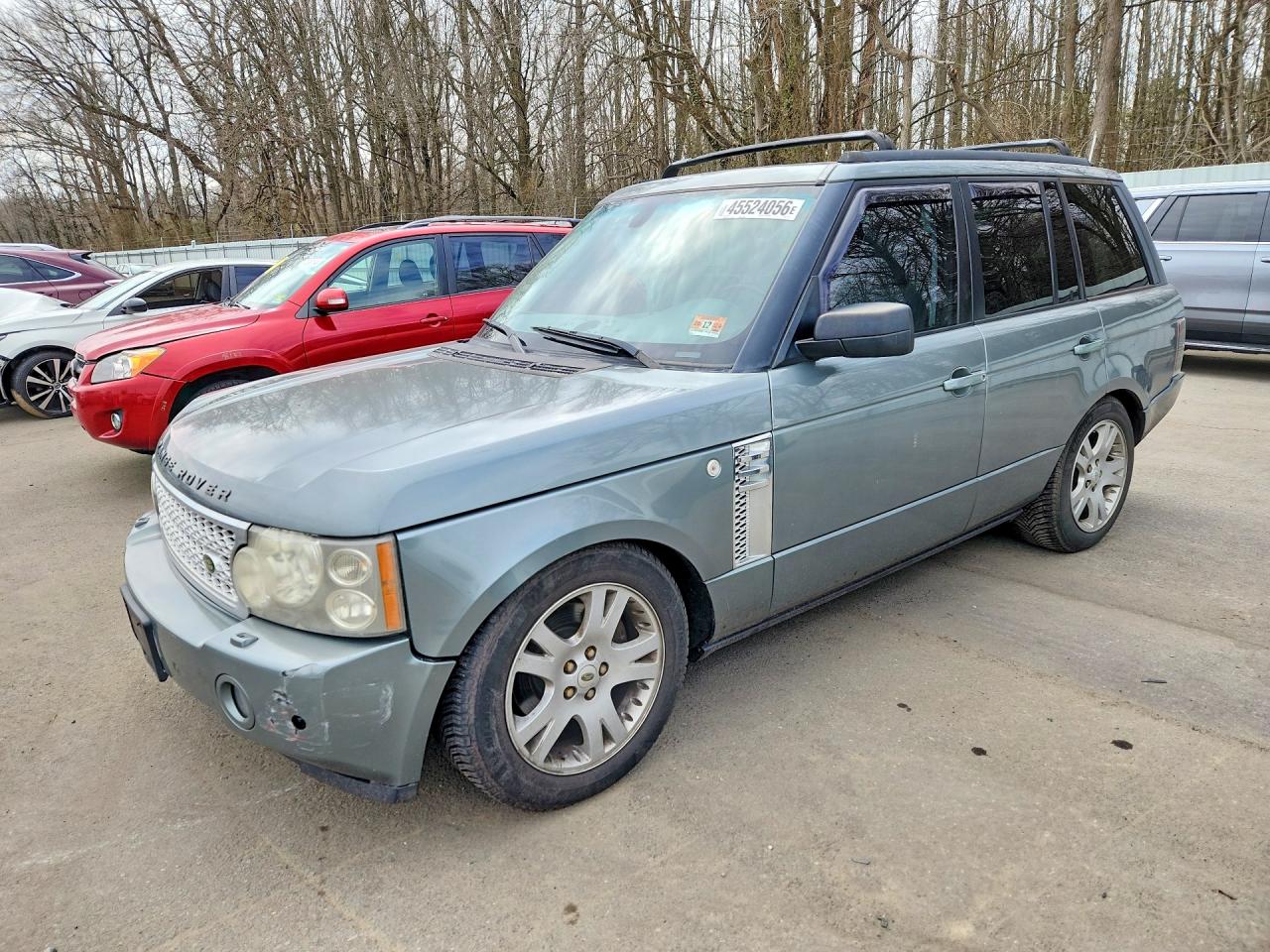 2007 Land Rover Range Rover Hse Green vin: SALMF15417A235778