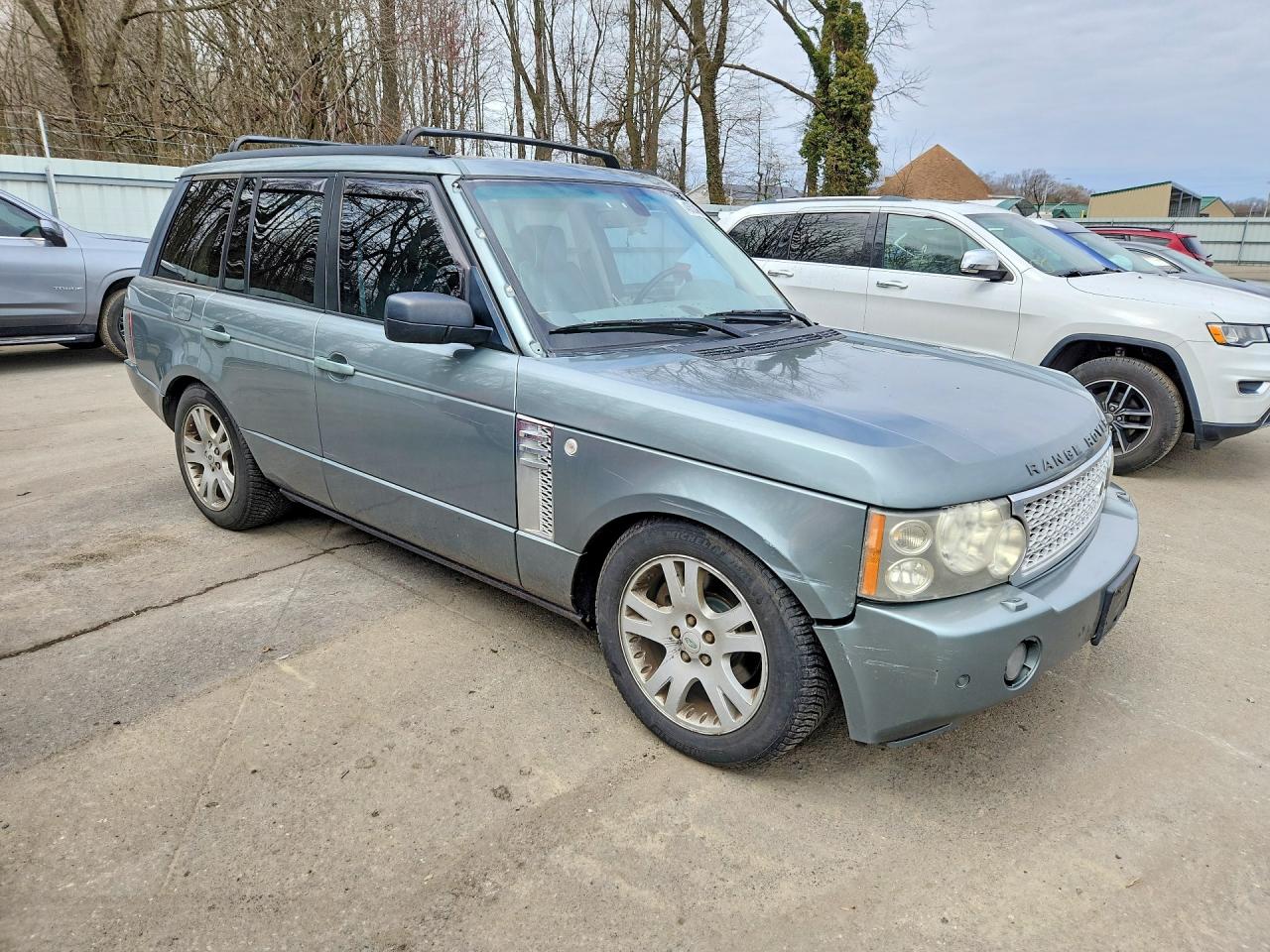 2007 Land Rover Range Rover Hse Green vin: SALMF15417A235778