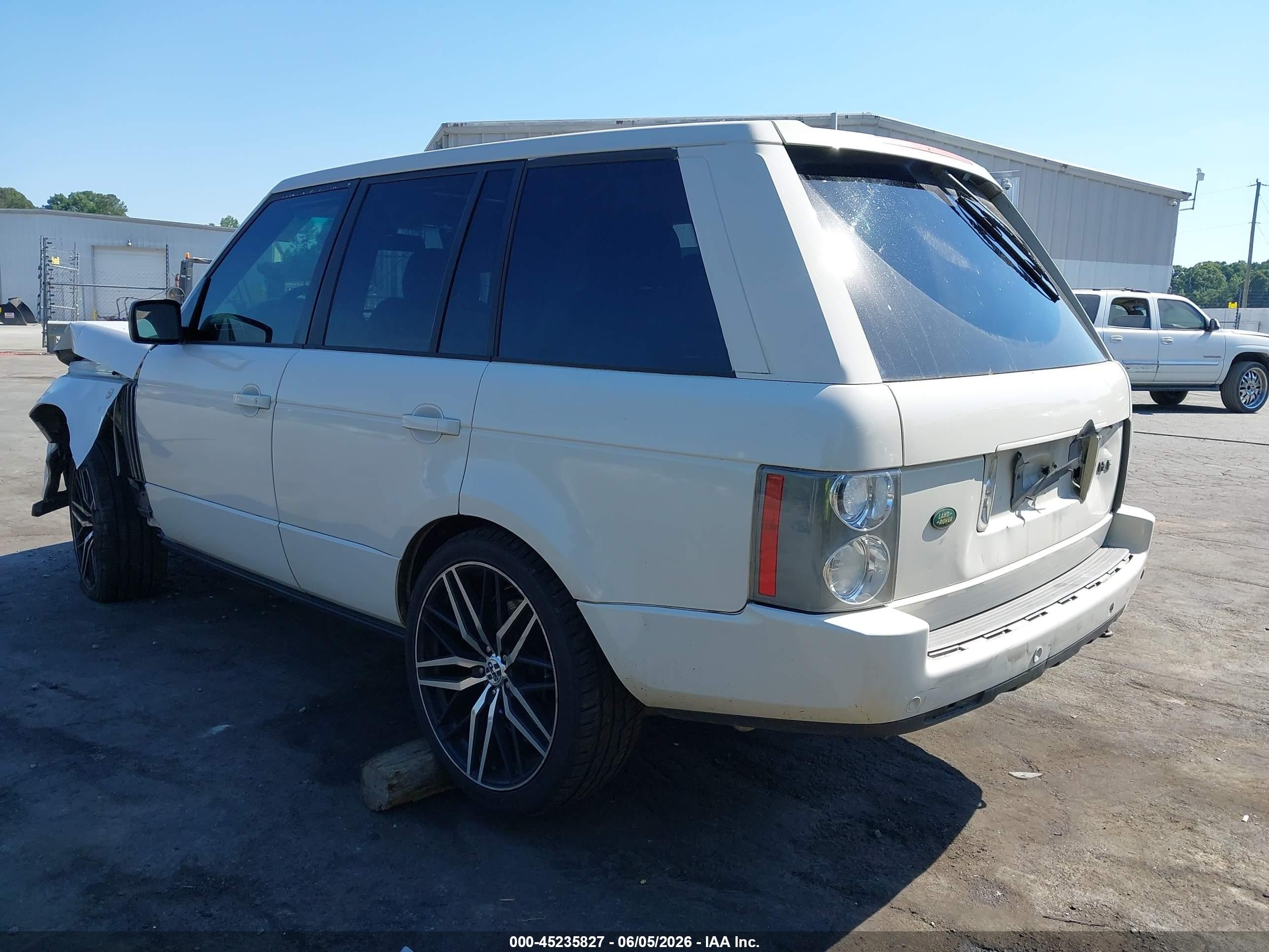 2008 Land Rover Range Rover Hse White vin: SALMF15418A280852
