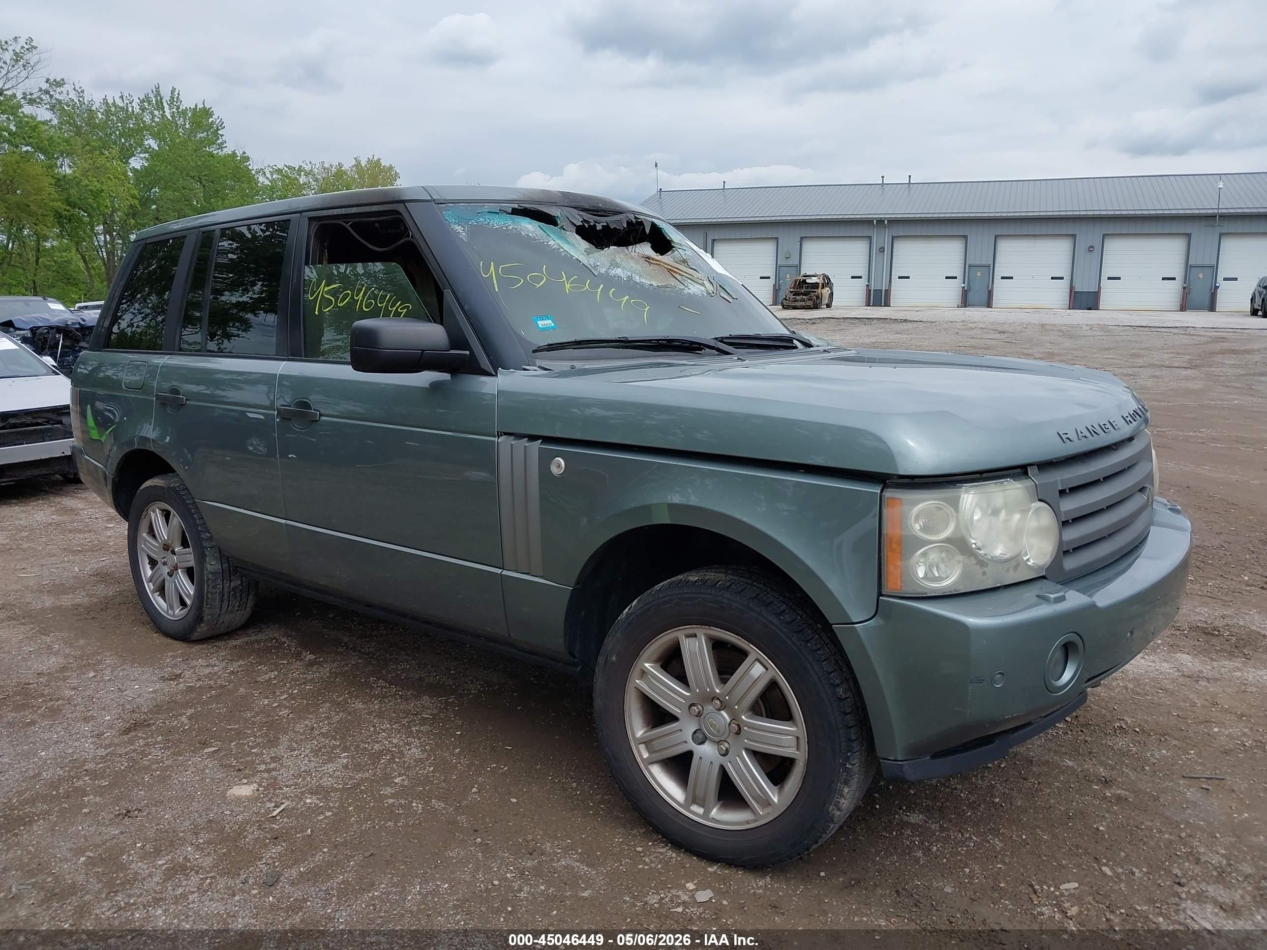 2006 Land Rover Range Rover Hse Gray vin: SALMF15426A214534