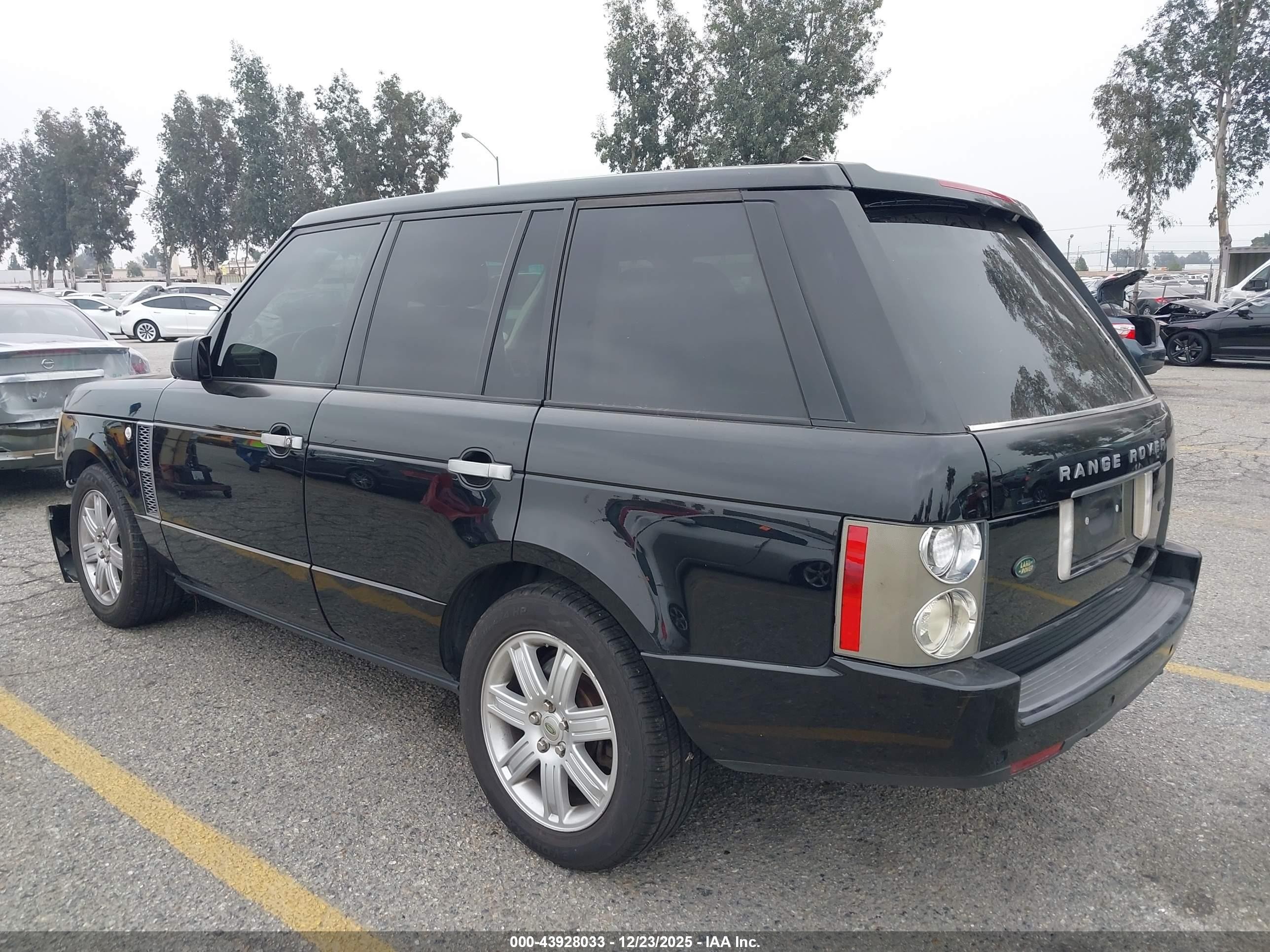 2006 Land Rover Range Rover Hse Black vin: SALMF15436A217989