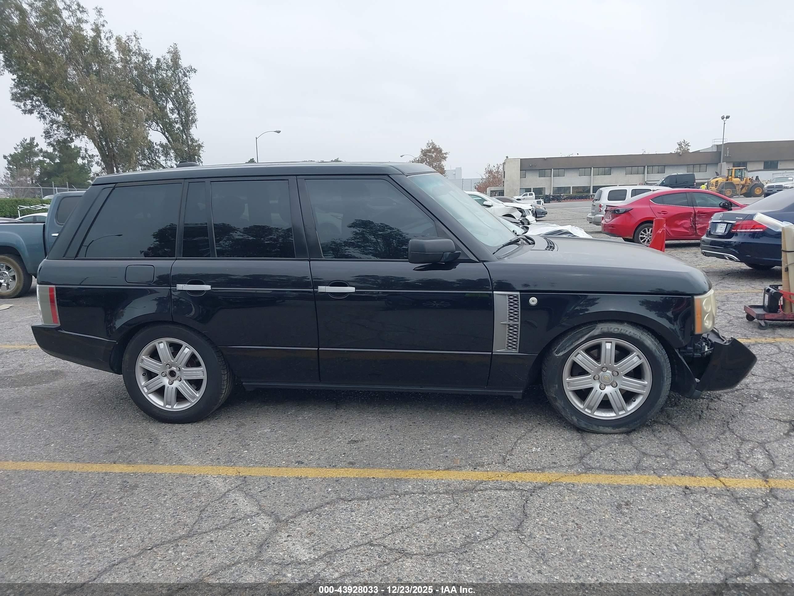 2006 Land Rover Range Rover Hse Black vin: SALMF15436A217989